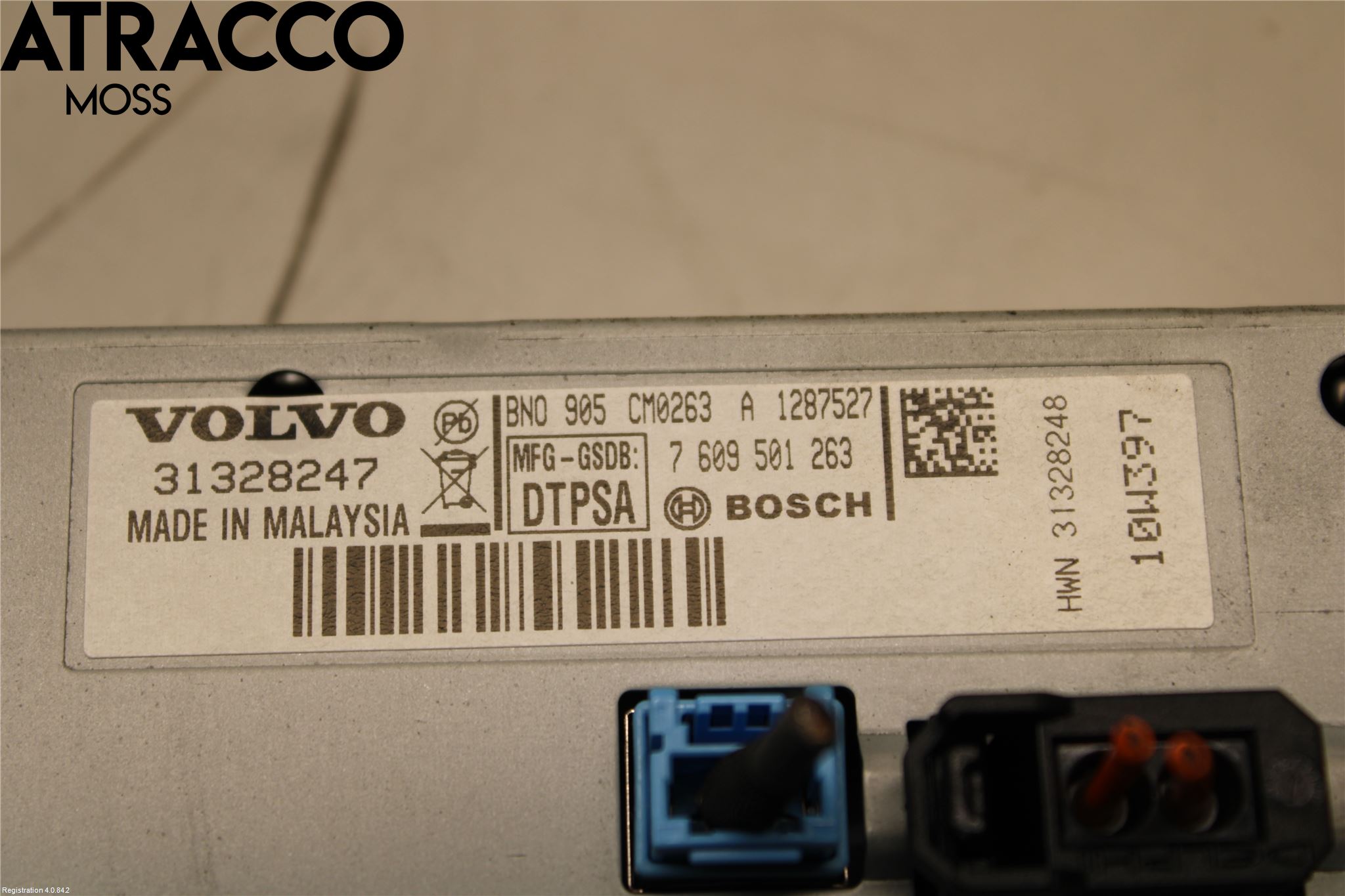 Volvo S60 11-13 Bildskärm