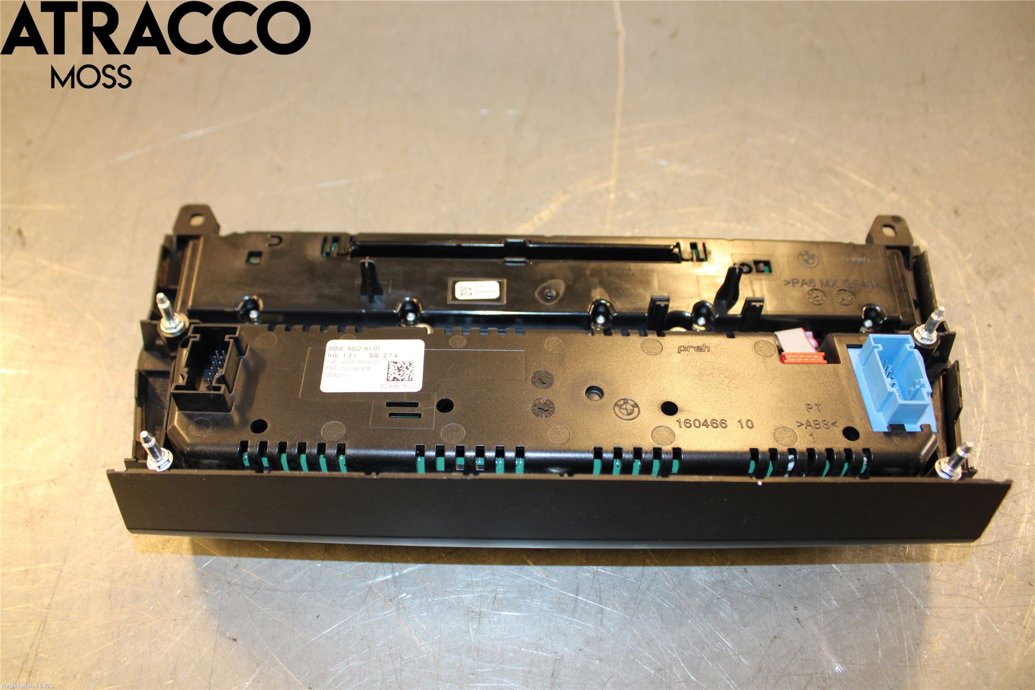 BMW 5 F10/F11/F18 09-17 Ac Styrenhet Ac Manöveren