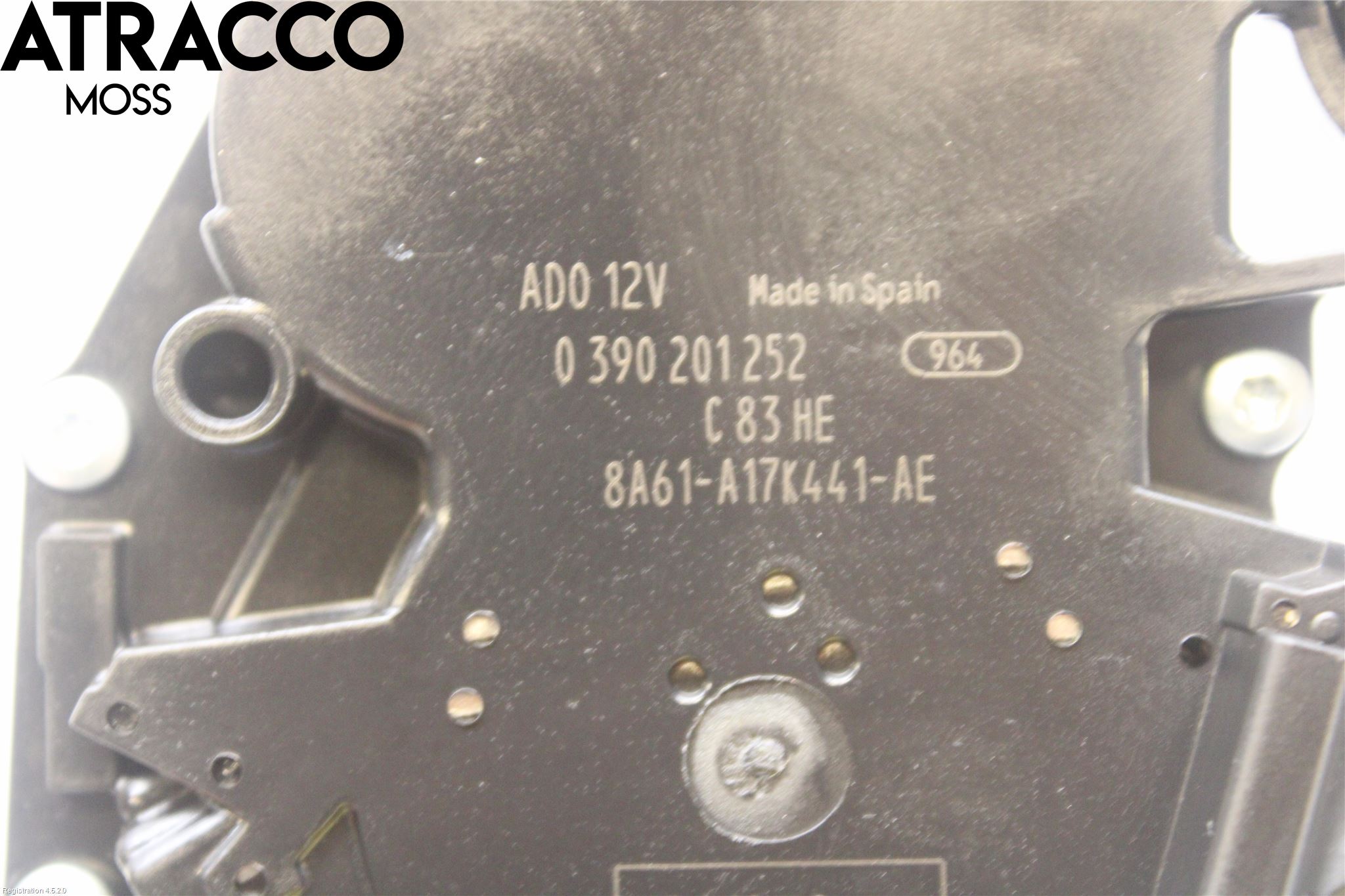 Ford FIESTA 13-17 Torkarmotor Baklucka