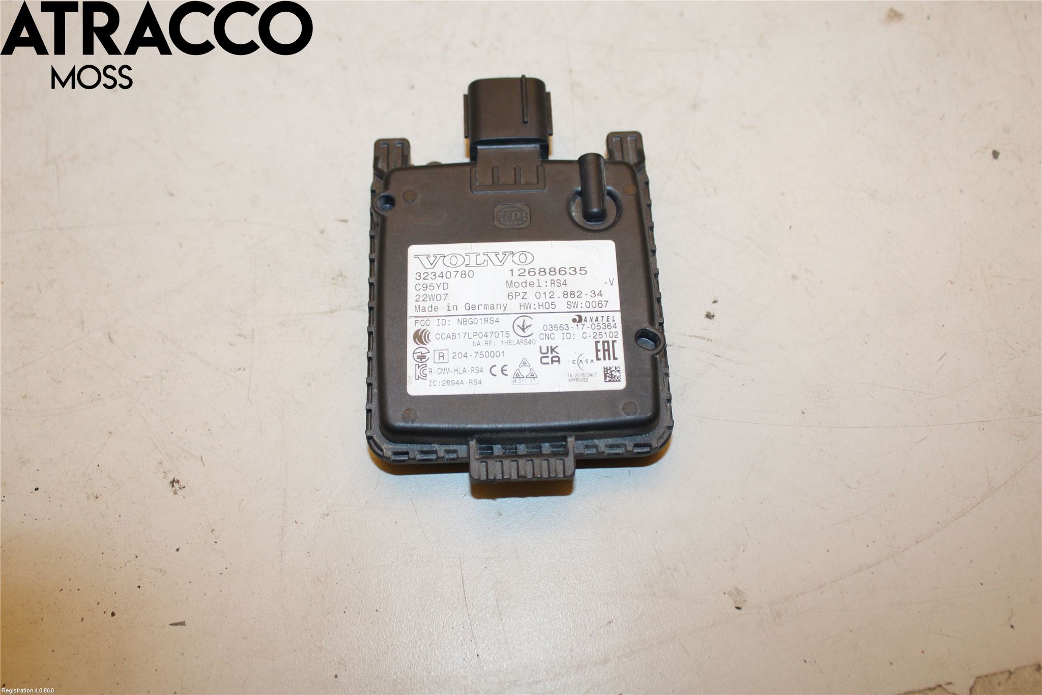 Volvo XC40/RECHARGE 18- Regnsensor