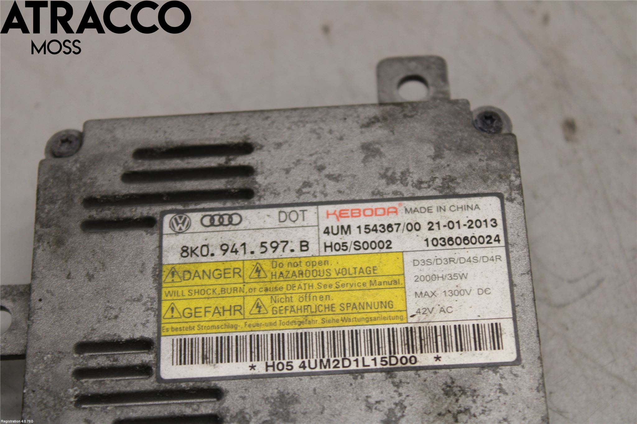 Volkswagen VW PASSAT 11-14 Styrenhet Strålkastare
