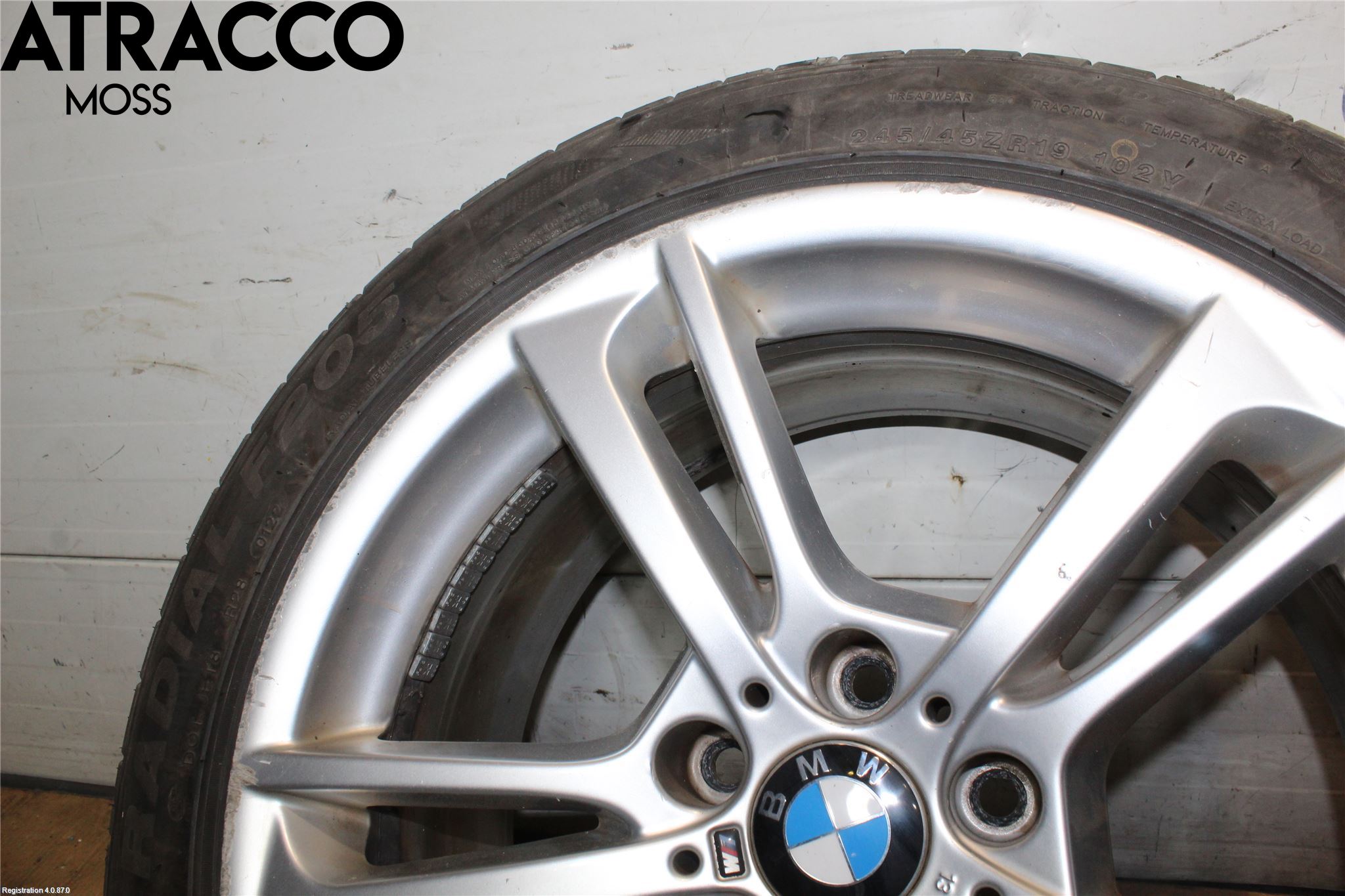 BMW X3 F25 10-17 Sommardäck Med Fälg