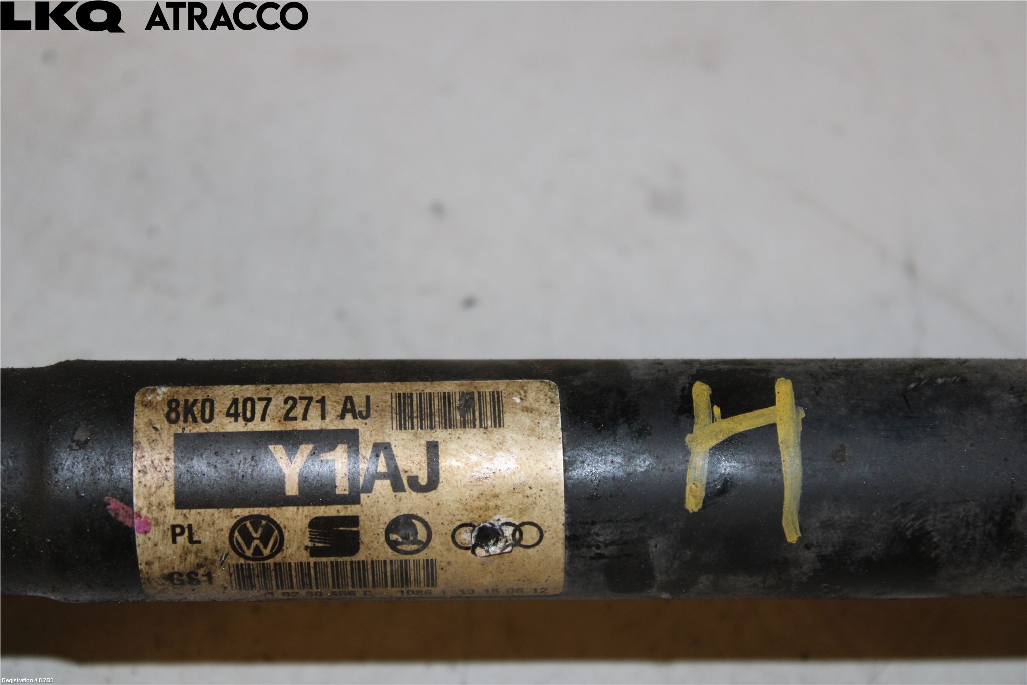 Audi A4/S4 08-11 Drivaxel Fram Höger