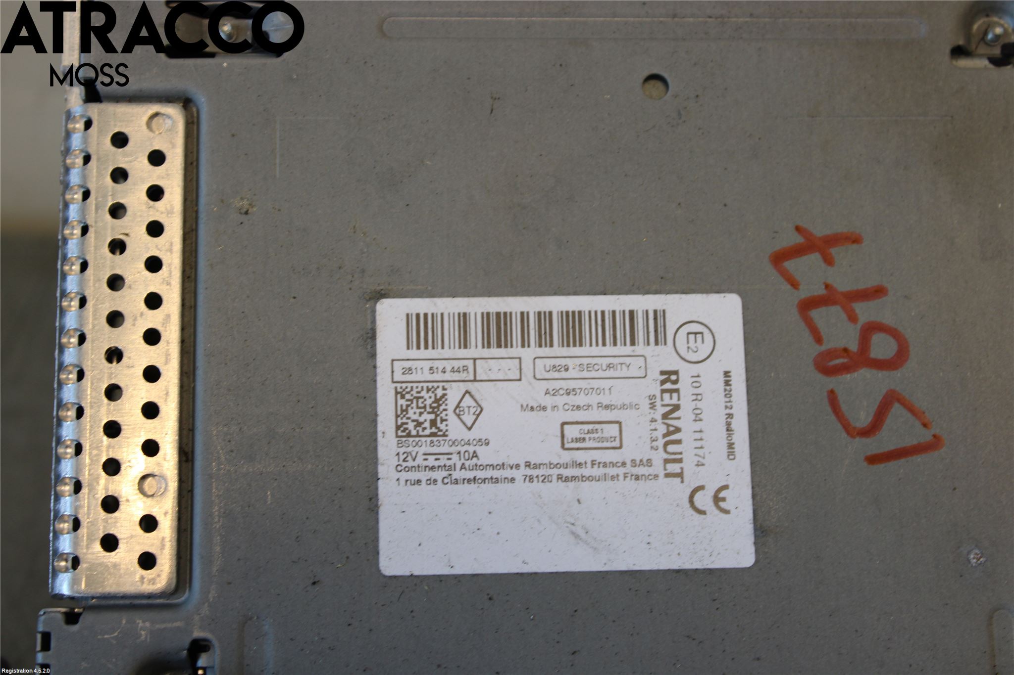 Renault KANGOO II 15-21 Cd Radio - Multimediapanel