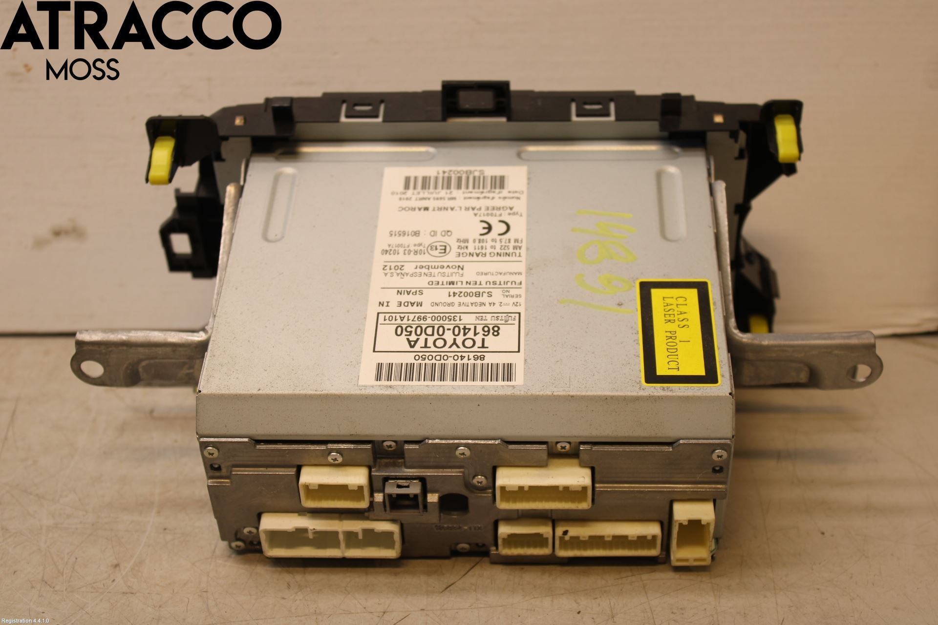 Toyota YARIS XP130 12-14 Cd Radio - Multimediapanel
