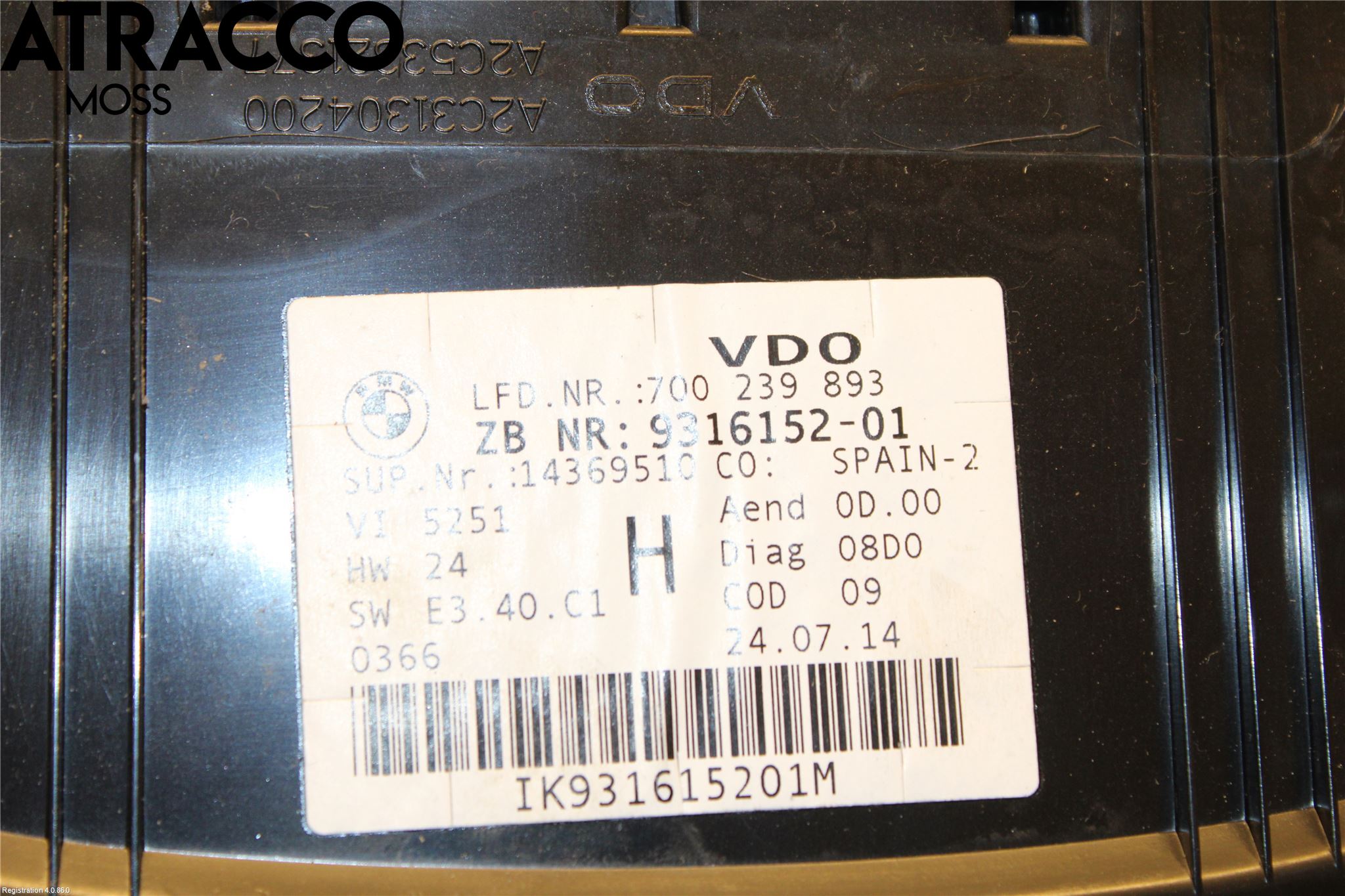 BMW X1 E84 10-15 Instrument Komb