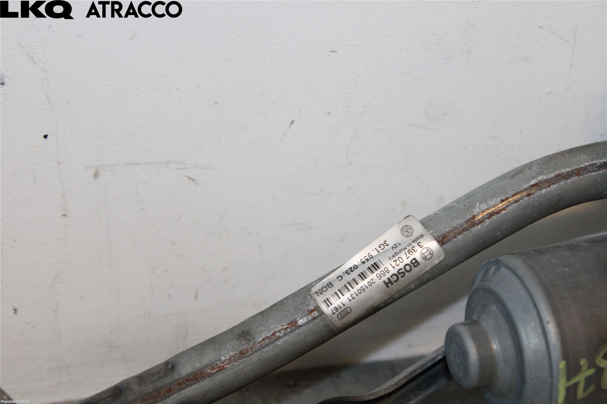 Volkswagen VW PASSAT 15-19 Torkarmotor Vindruta