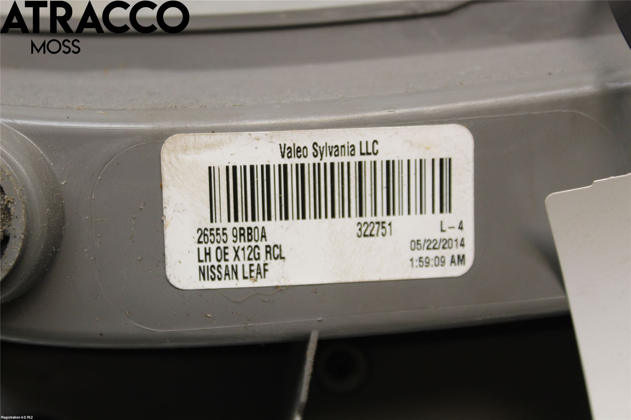 Nissan LEAF 11-17 Bakljus Vänster