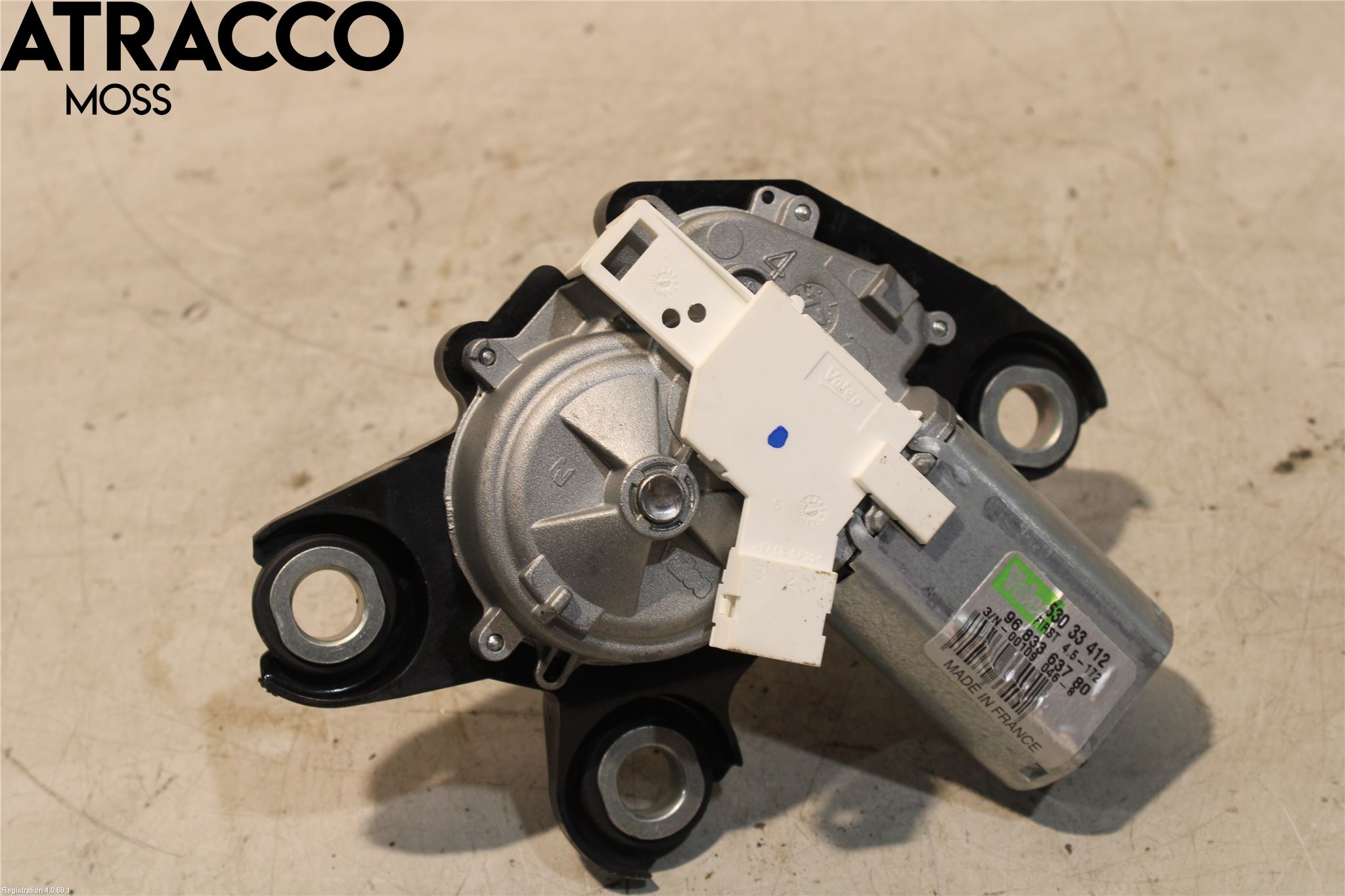 Peugeot PARTNER 16-18 Torkarmotor Baklucka