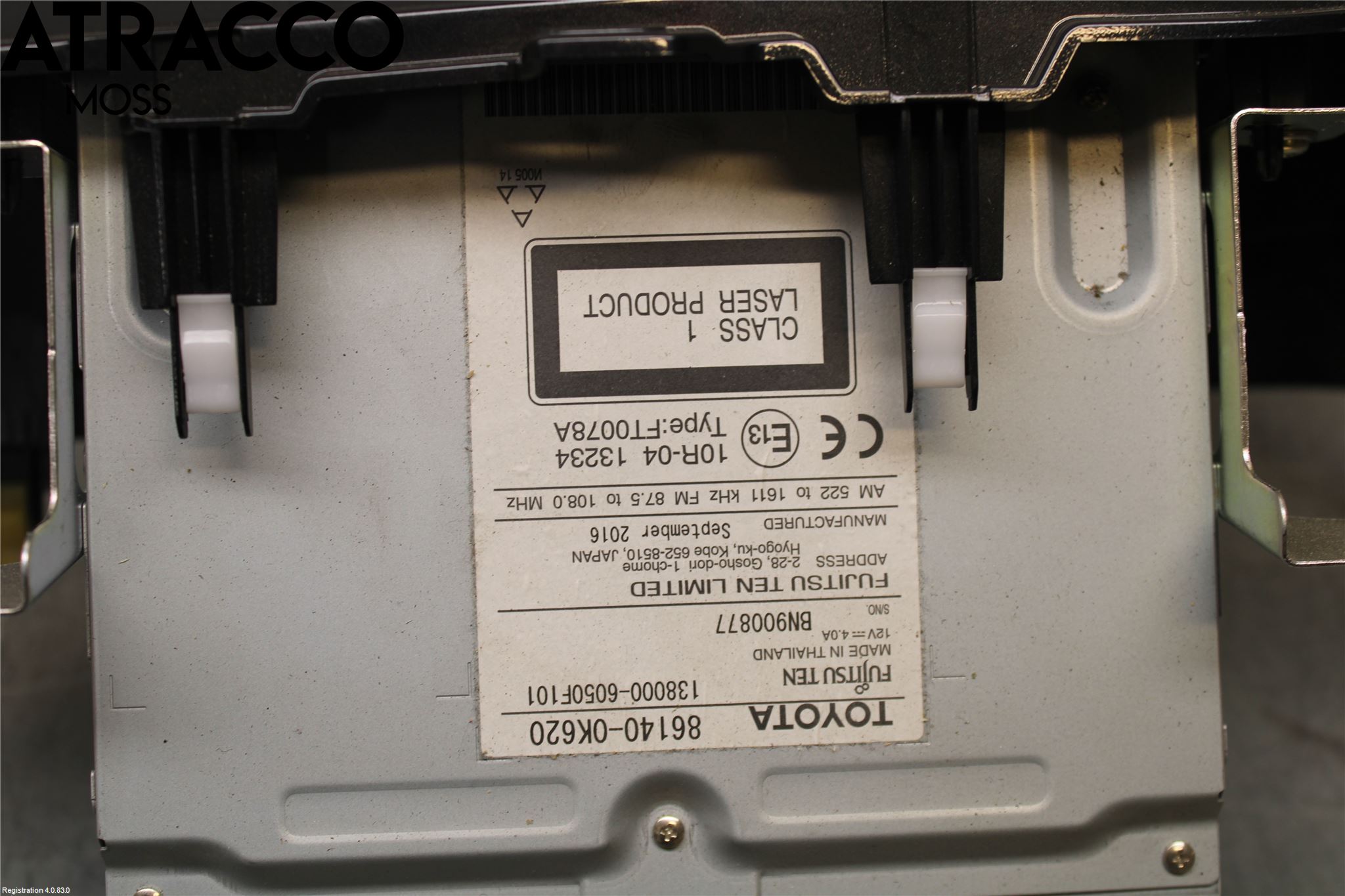 Toyota HILUX 16- Cd Radio - Multimediapanel