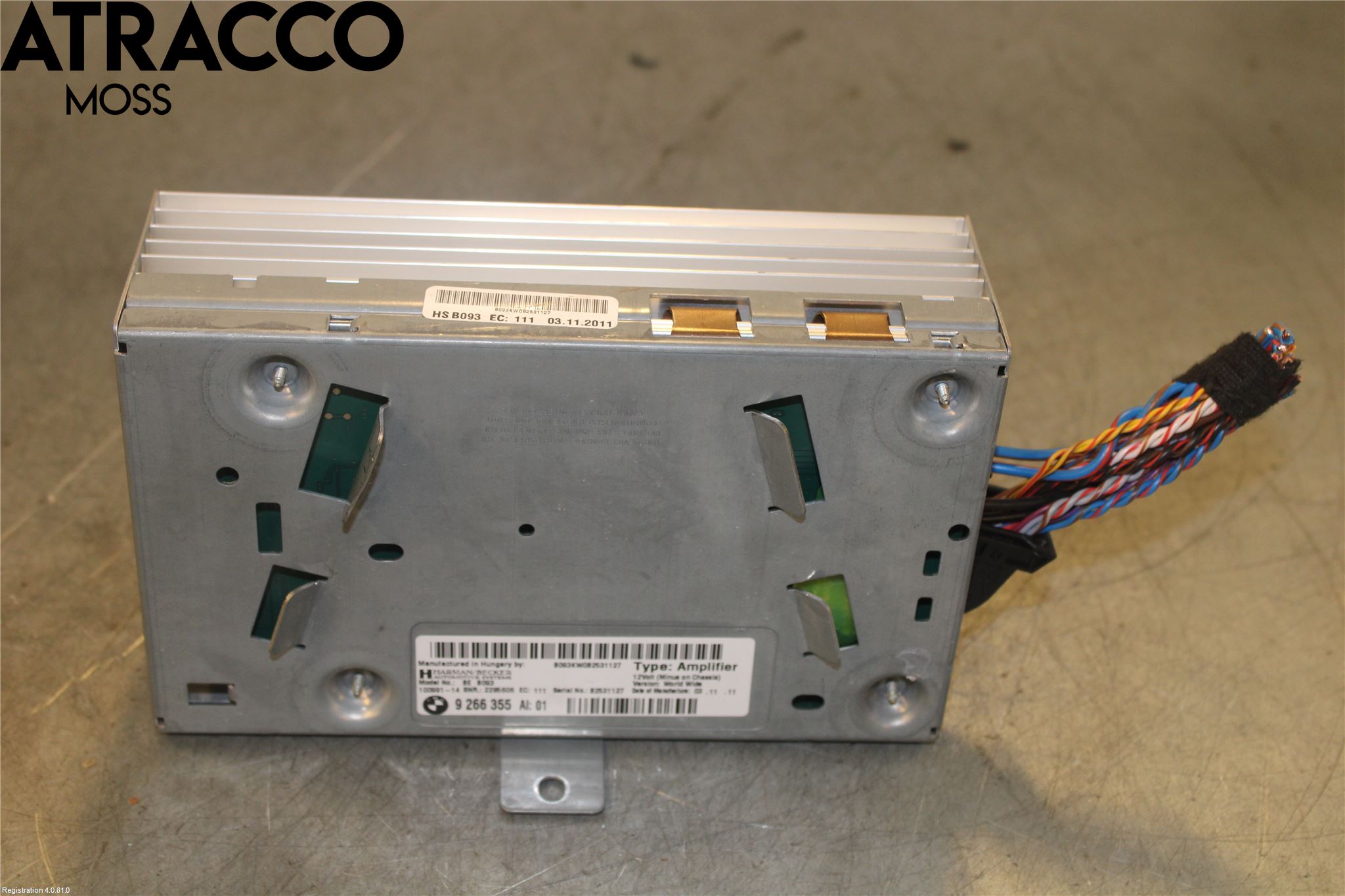 BMW 5 F10/F11/F18 09-17 Radio-Stereo Förstärkare