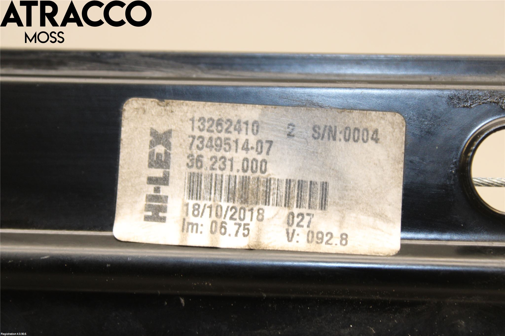 BMW X1 F48 15-22 Fönsterhiss El Kompl