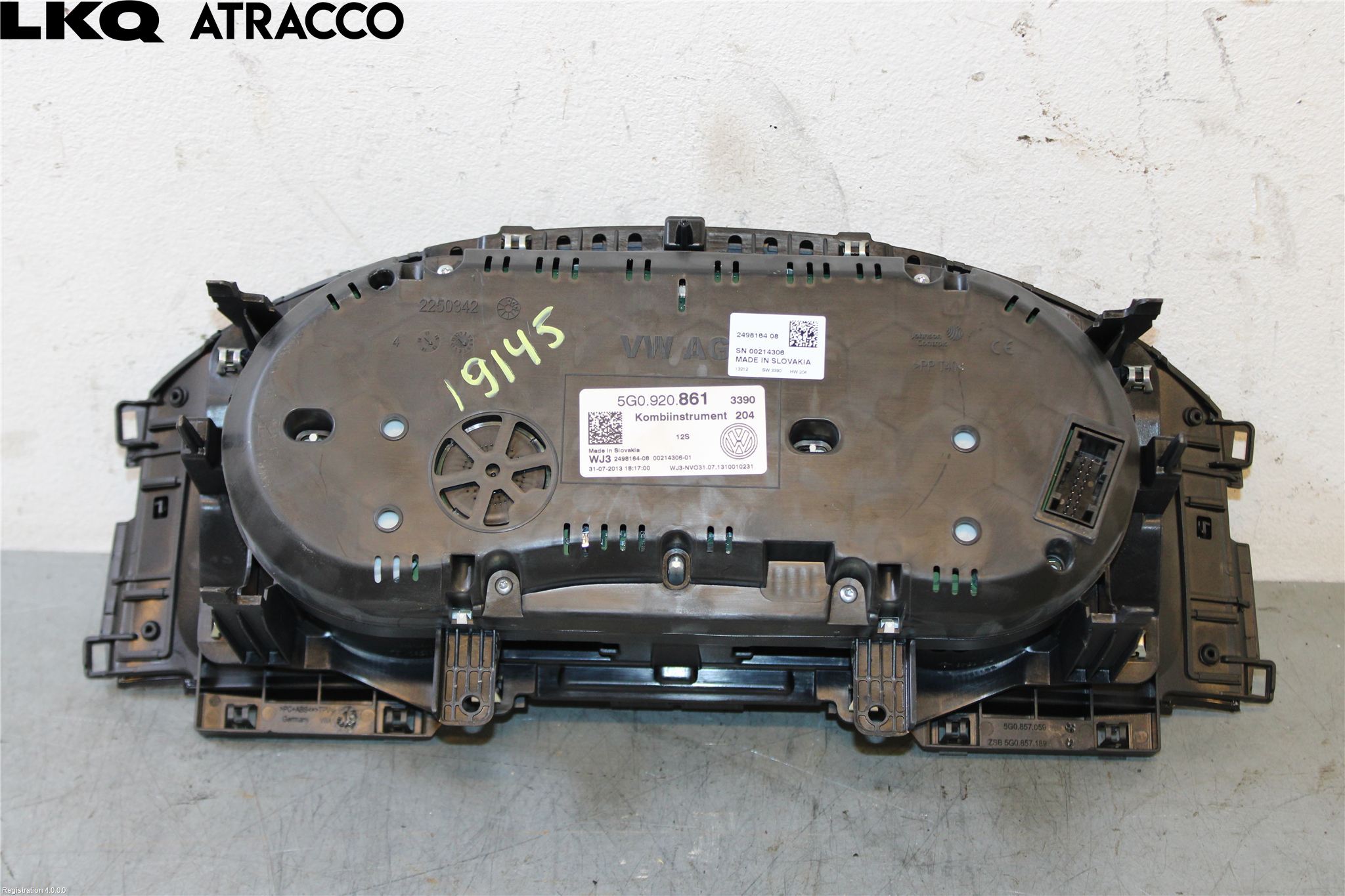 Volkswagen VW GOLF / E-GOLF VII 13-20 Instrument Hast