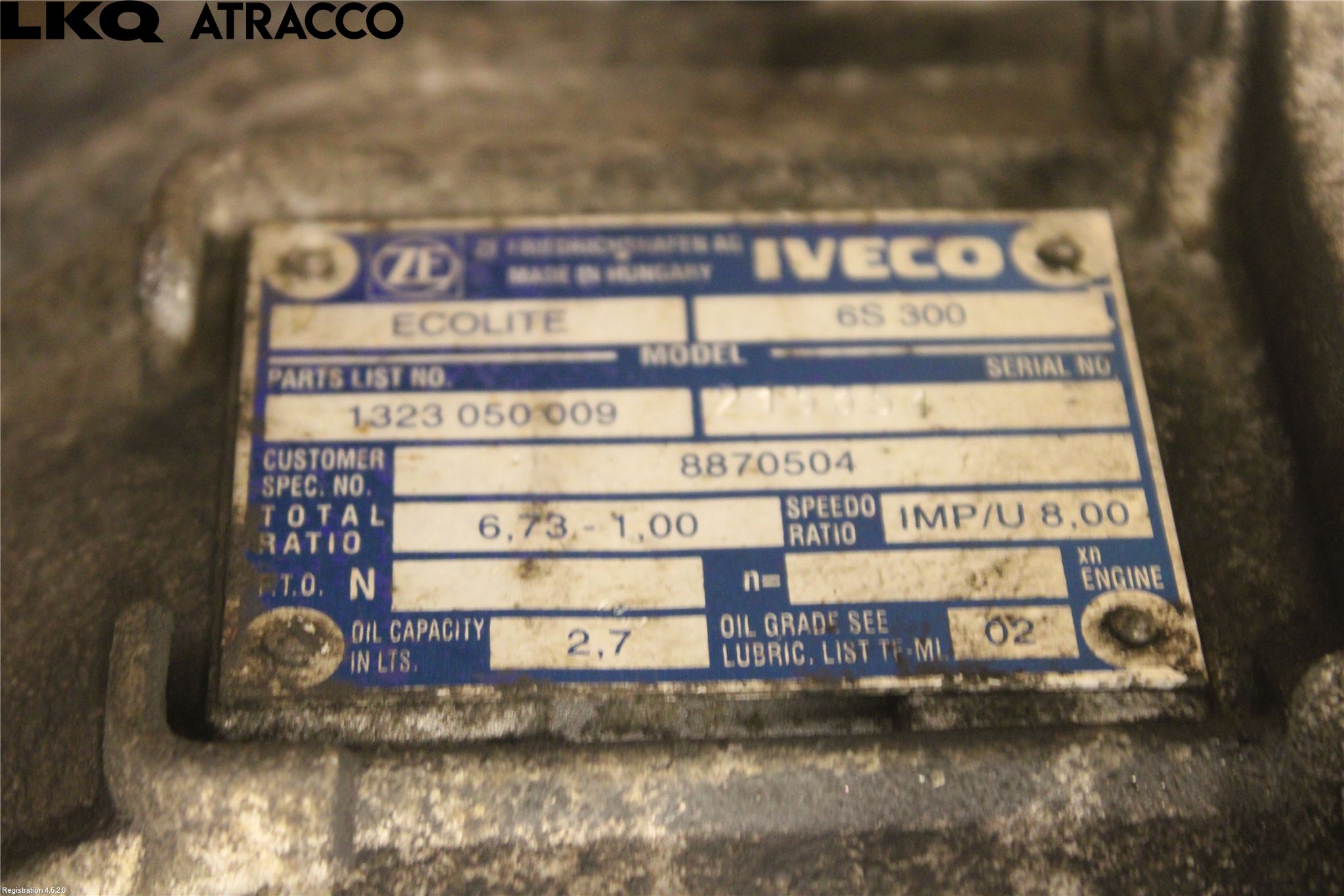 Iveco DAILY 00-06 Växellåda Man 6 Vxl