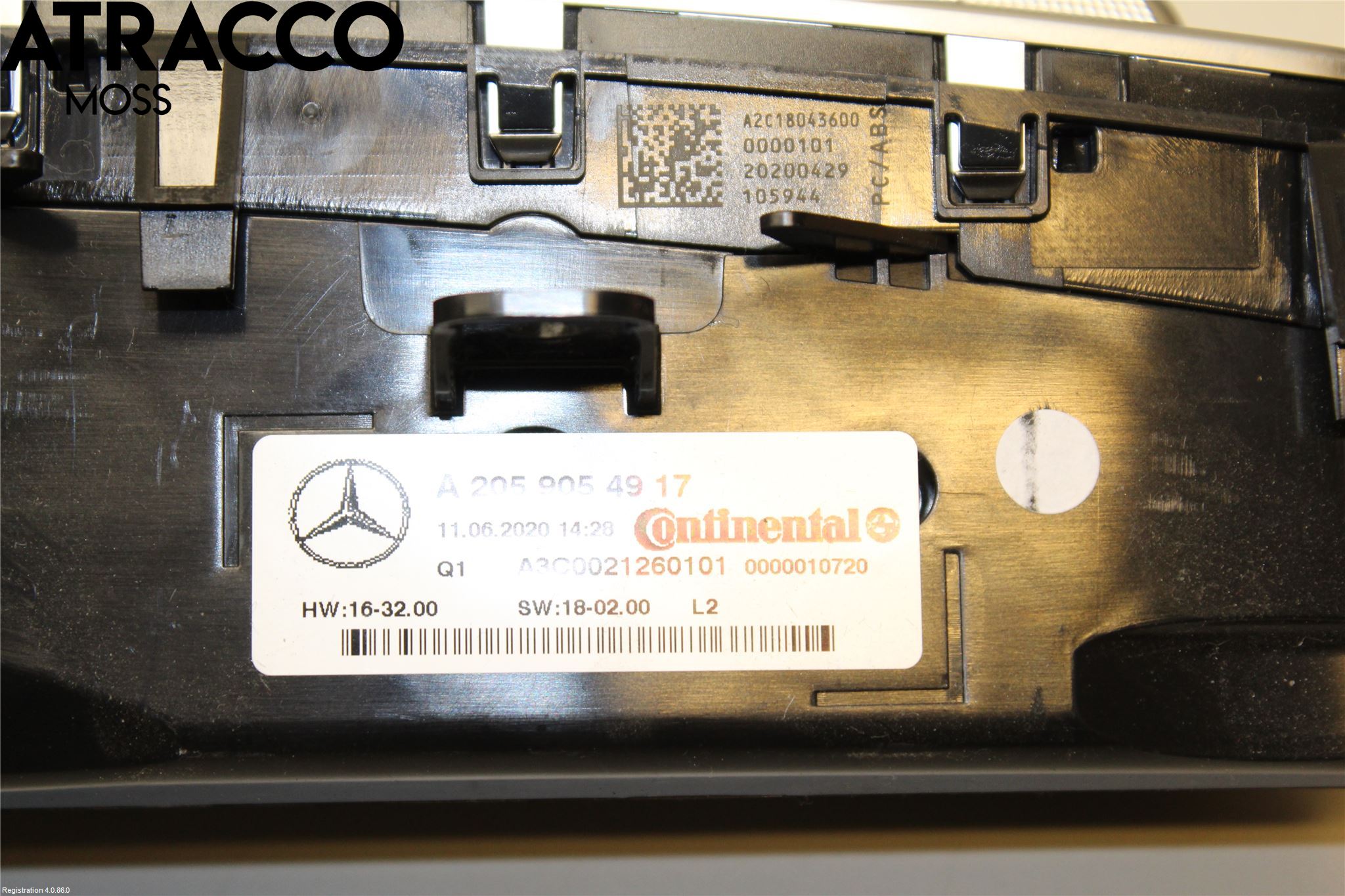 Mercedes-Benz MB EQC (N293) 20- Ac Styrenhet Ac Manöveren