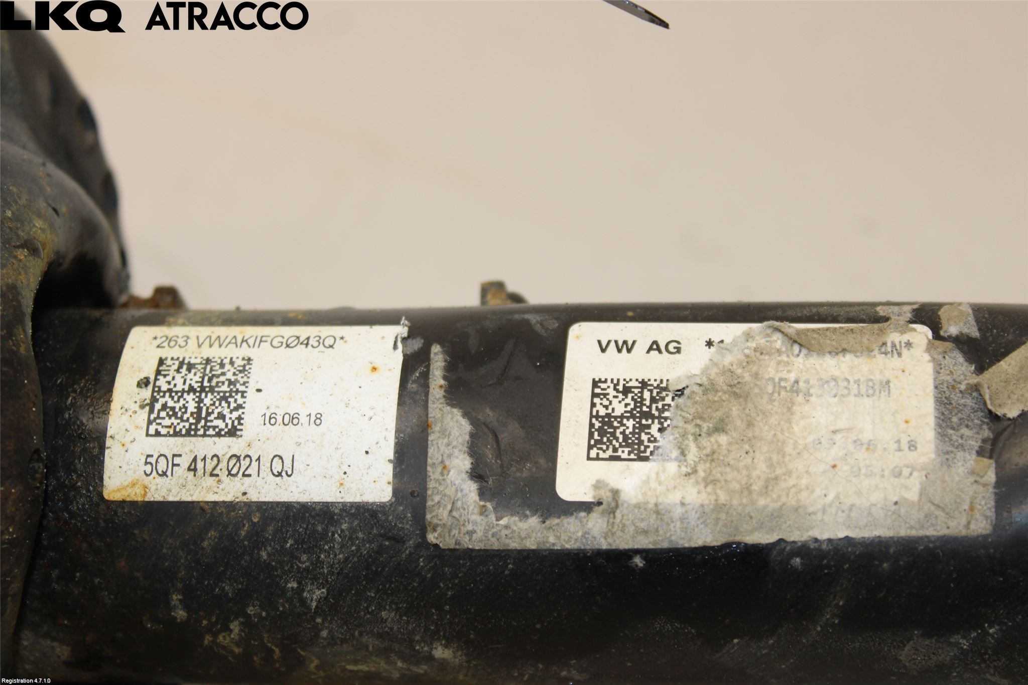 Volkswagen VW TIGUAN 16-24 Fjäderben Fram Höger