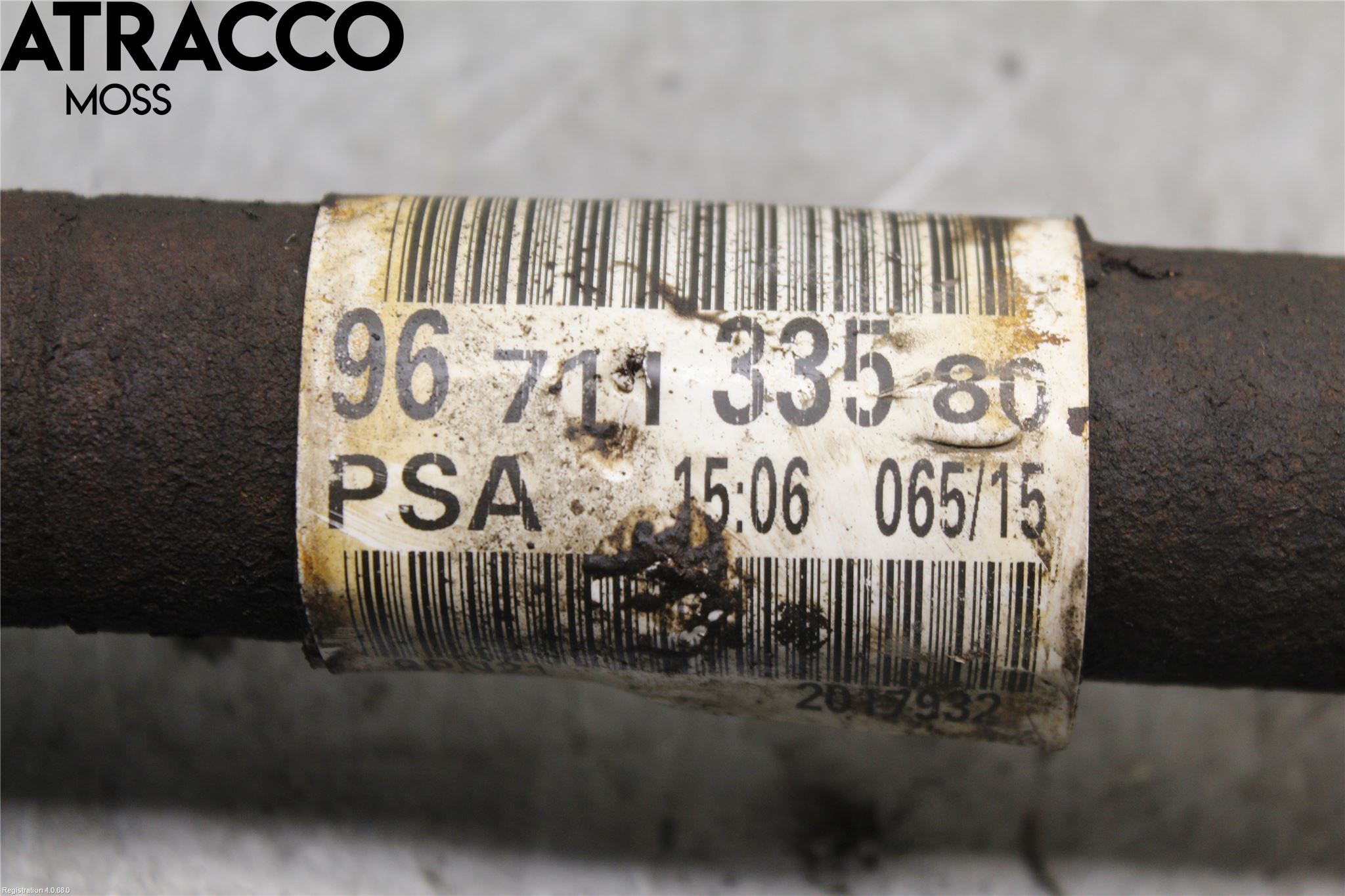 Citroen BERLINGO 08-18 Drivaxel Fram Vänster