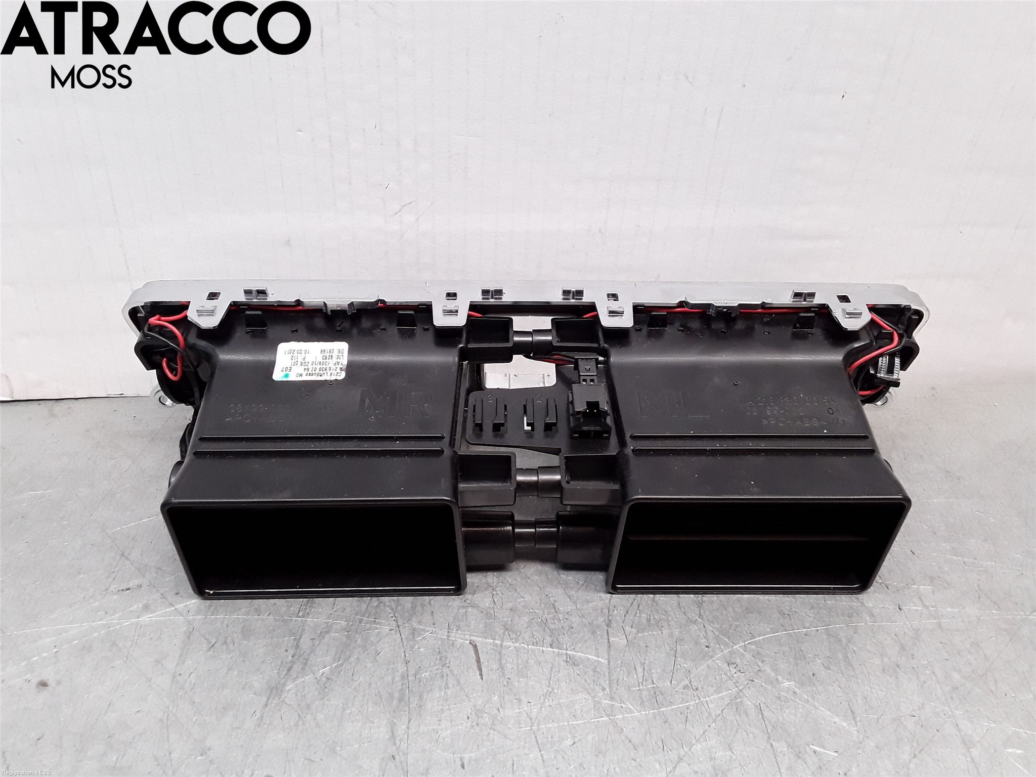 Mercedes-Benz MB CLS (C218/X218) 11-17 Deflektor Plåt-Plast Kylning