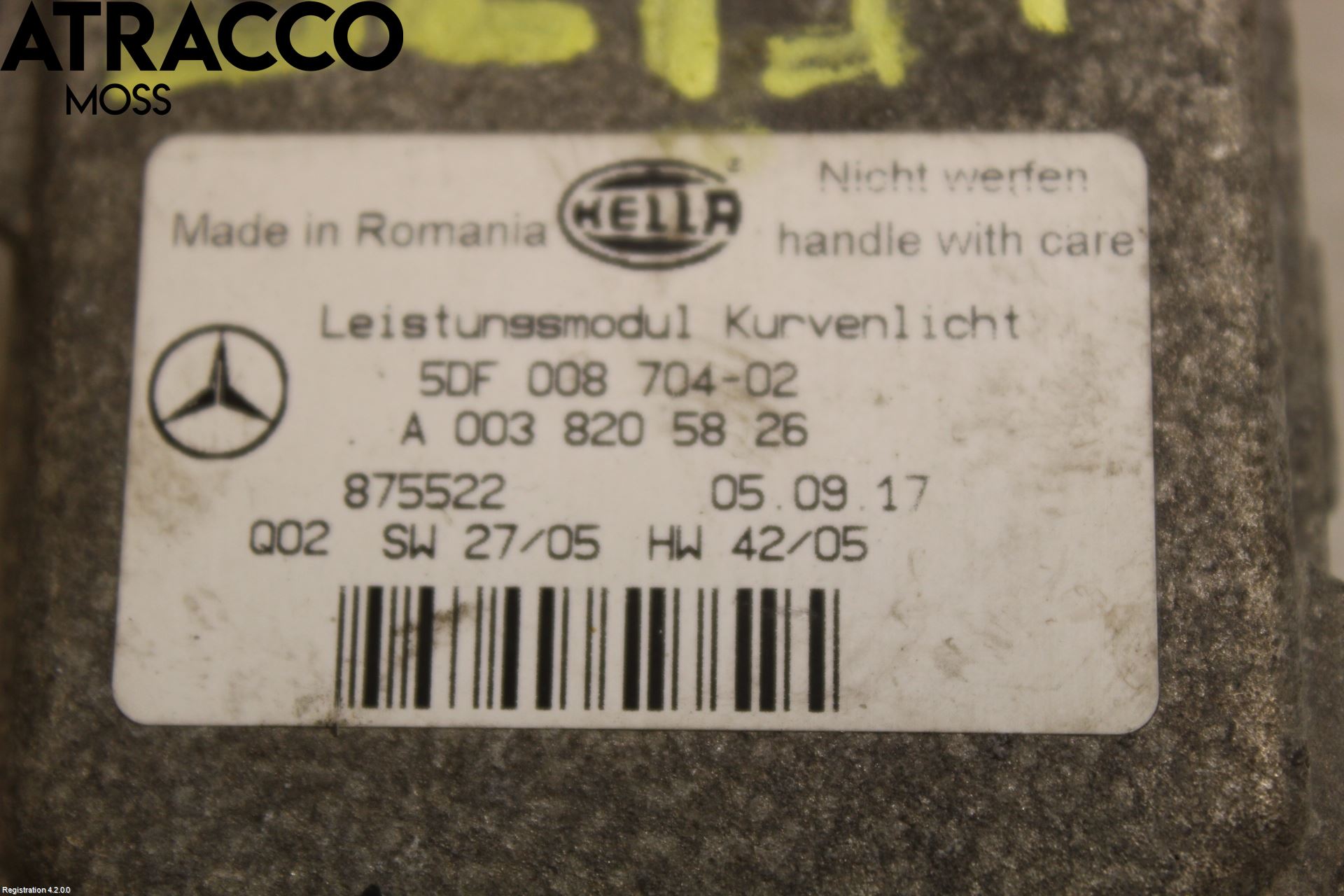 Mercedes-Benz MB GL-KLASS (X164) 06-12 Styrenhet Strålkastare