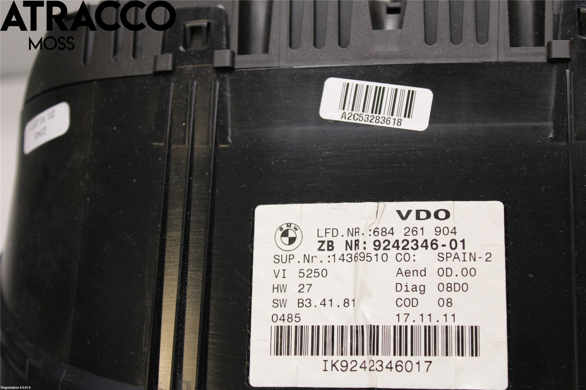 BMW 3 E90/91 SED/TOU 05-12 Instrument Komb