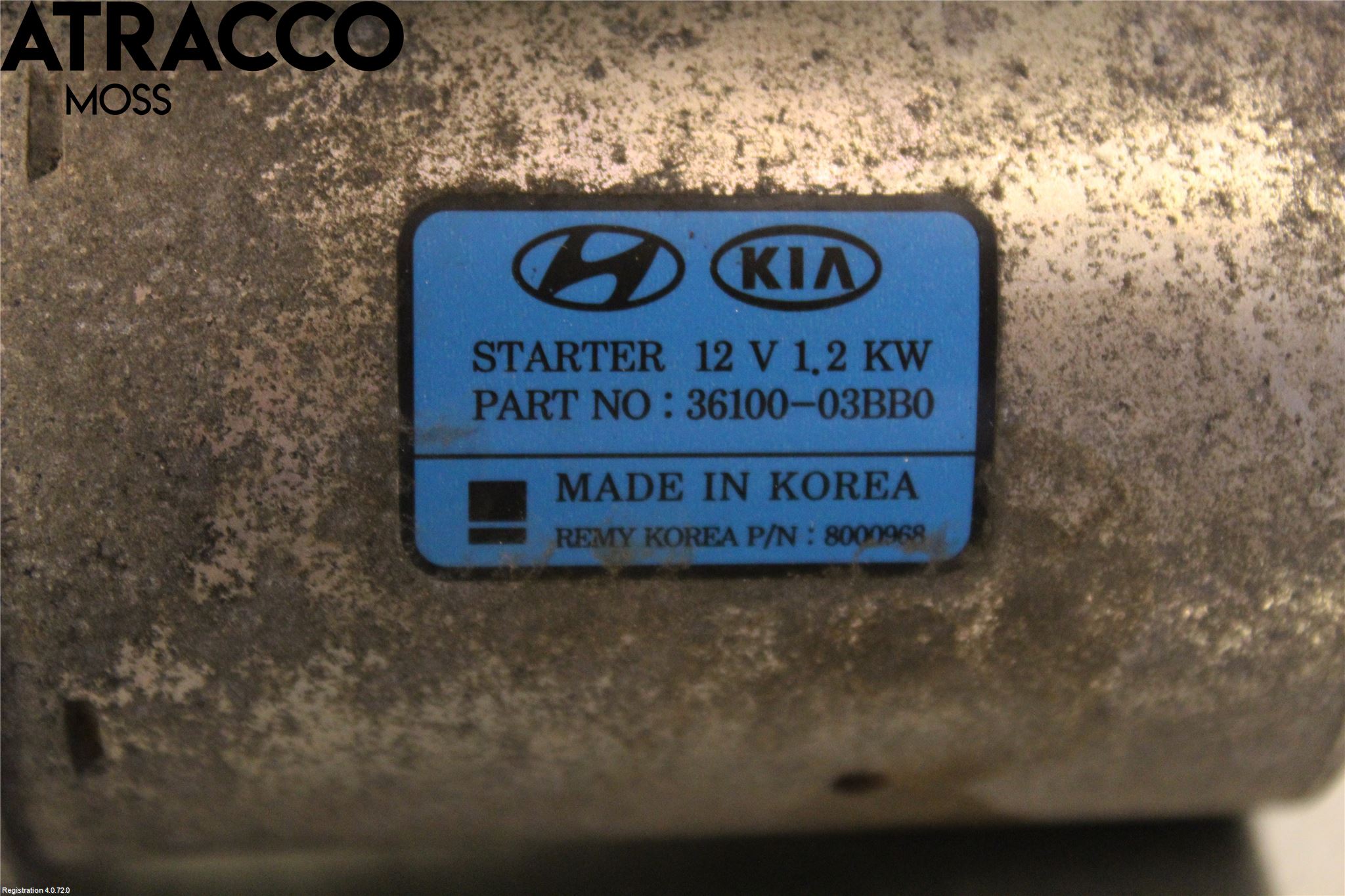 Kia RIO 12-16 Startmotor