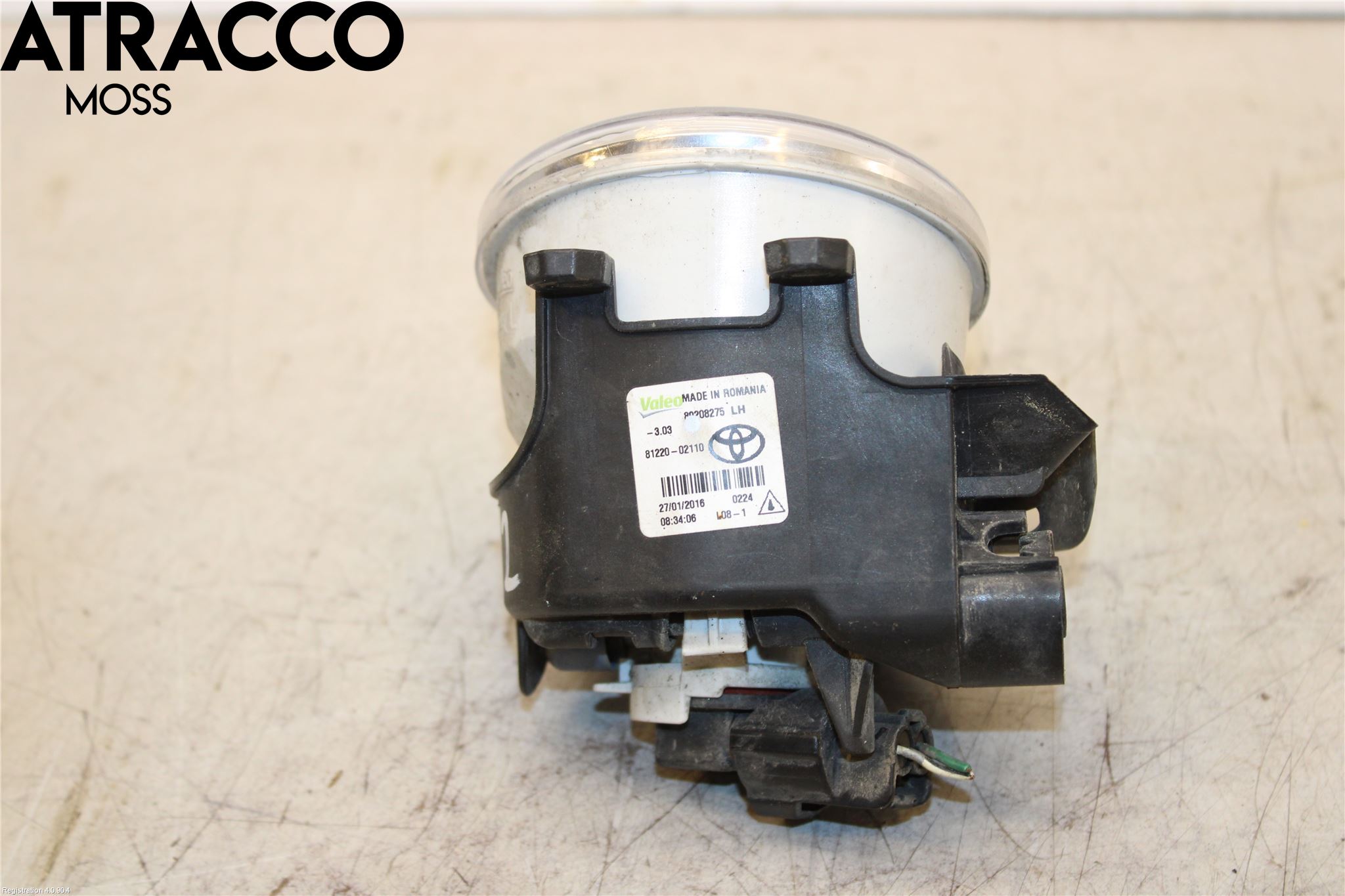 Toyota AVENSIS 09-15 Dimljus-Varselljus Fram