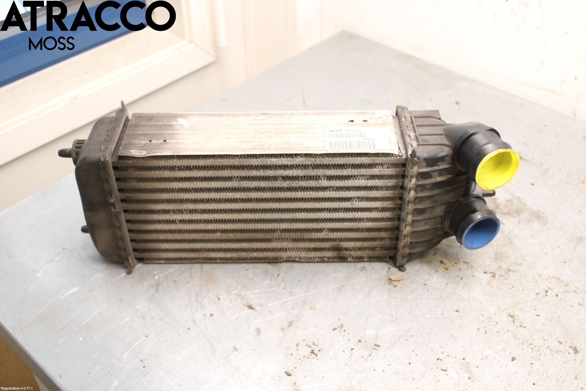 Citroen JUMPY 07-16 Laddluft-Intercooler Kyl