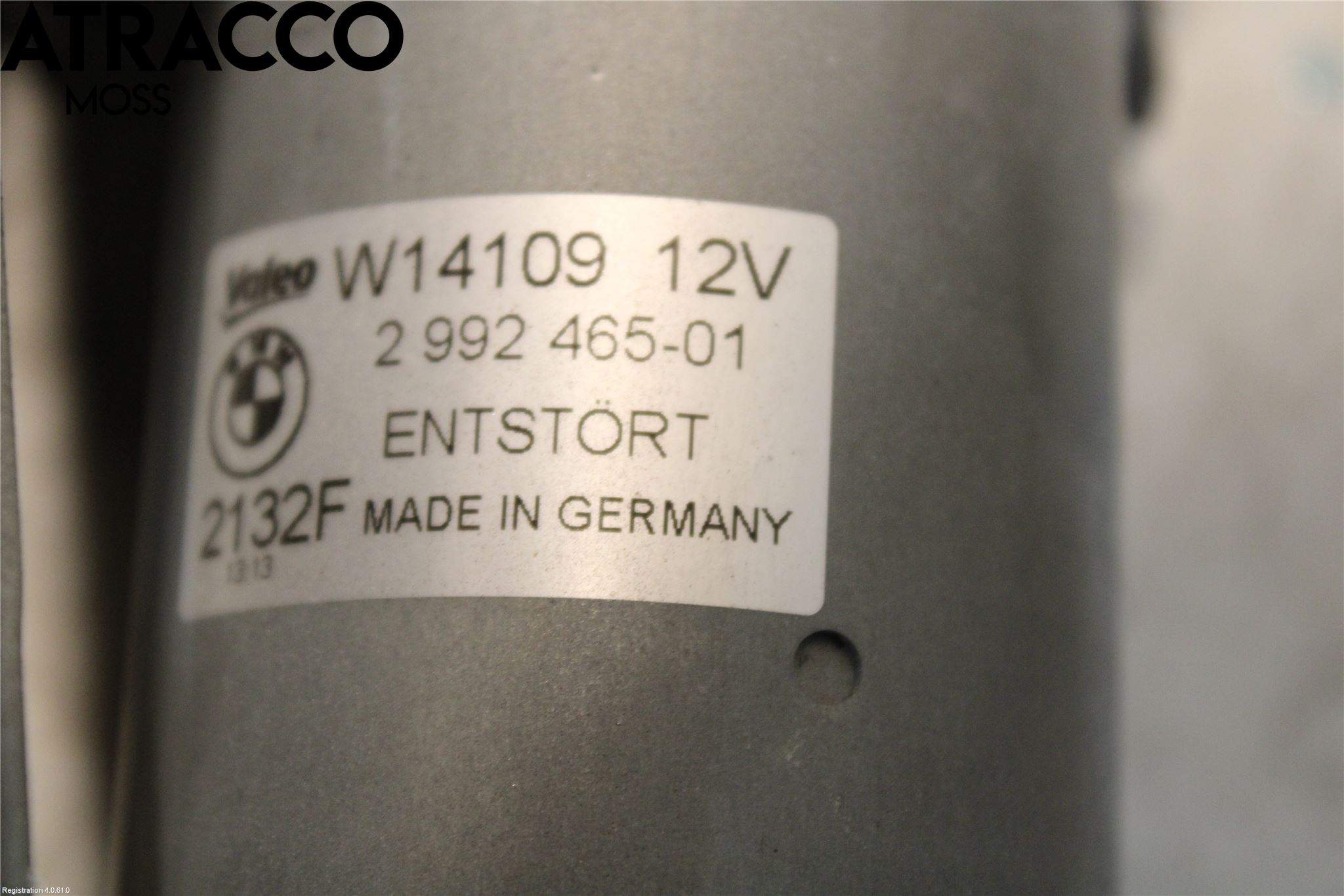 BMW X1 E84 10-15 Torkarmotor Vindruta