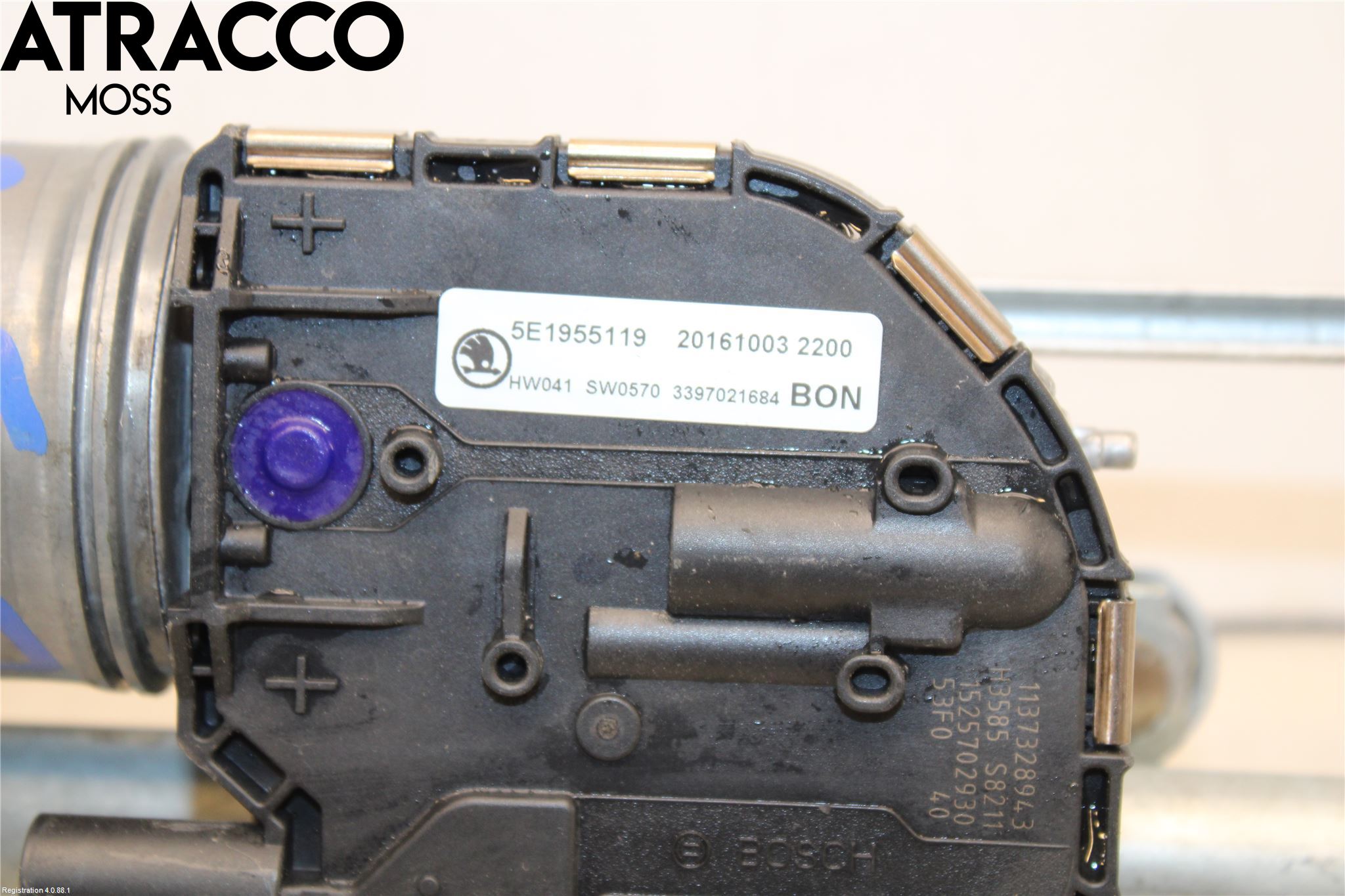 Skoda ROOMSTER Torkarmotor Vindruta