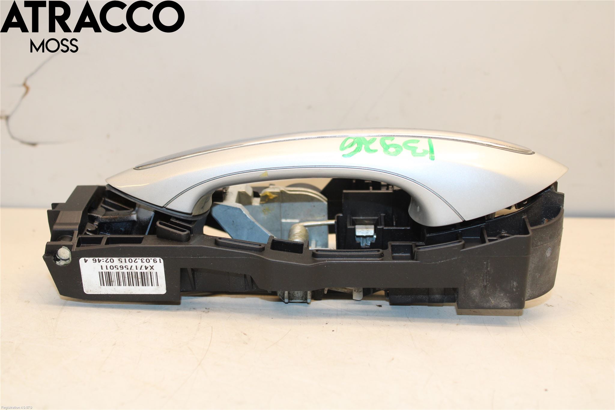 BMW 5 F10/F11/F18 09-17 Dörrhandtag Yttre Hö