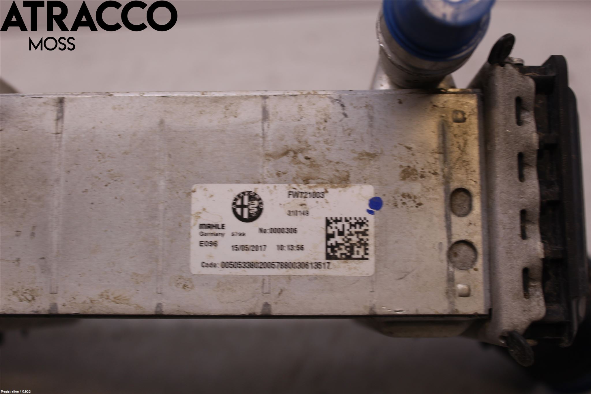 Alfa GIULIA Laddluft-Intercooler Kyl