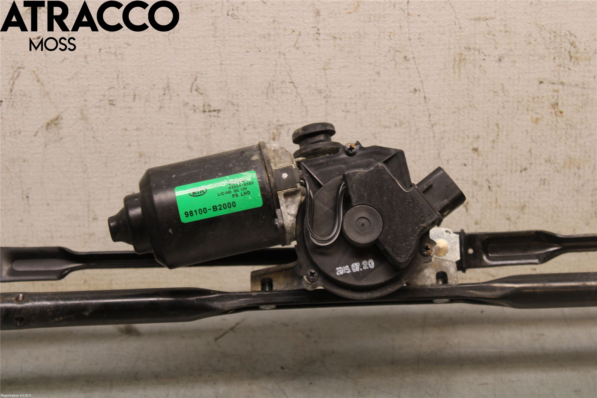 Kia SOUL 09- Torkarmotor Vindruta