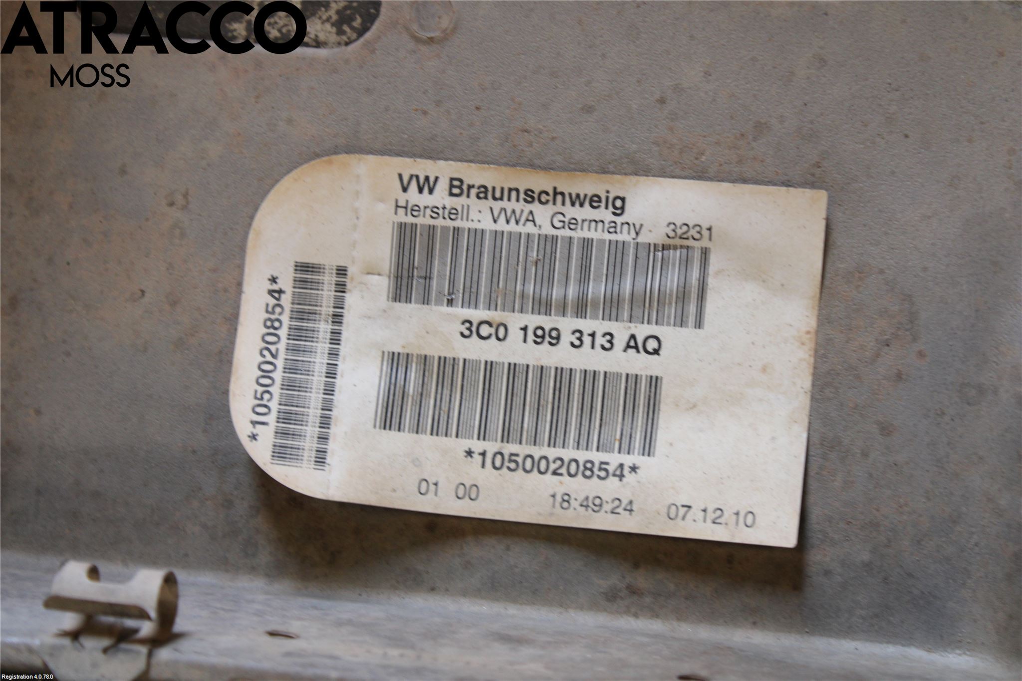 Volkswagen VW TIGUAN 07-16 Framvagn Fäste-Kudde