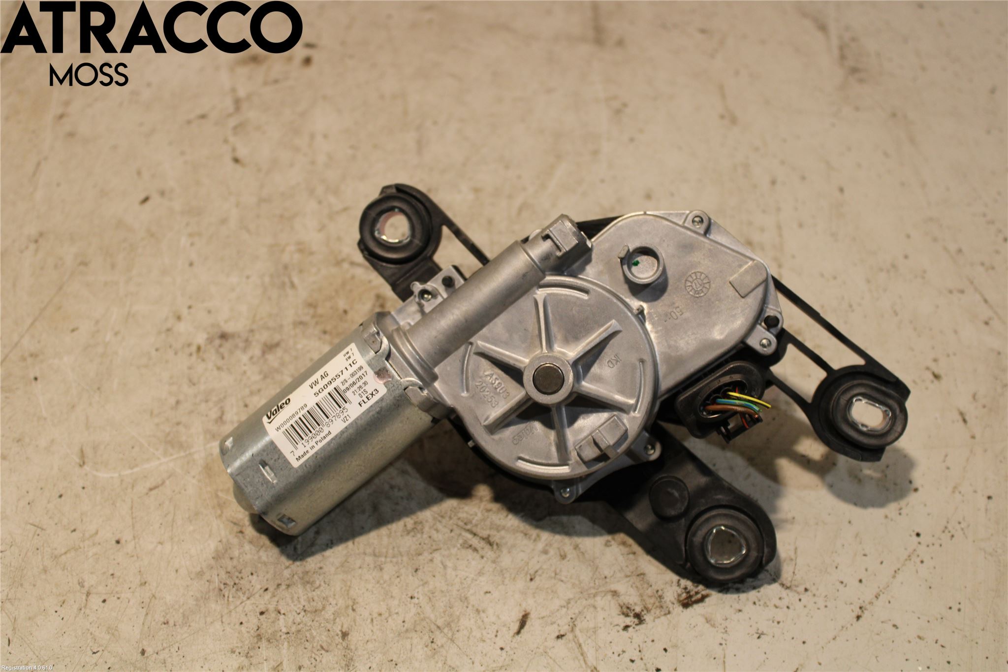 Volkswagen VW PASSAT 15-19 Torkarmotor Baklucka