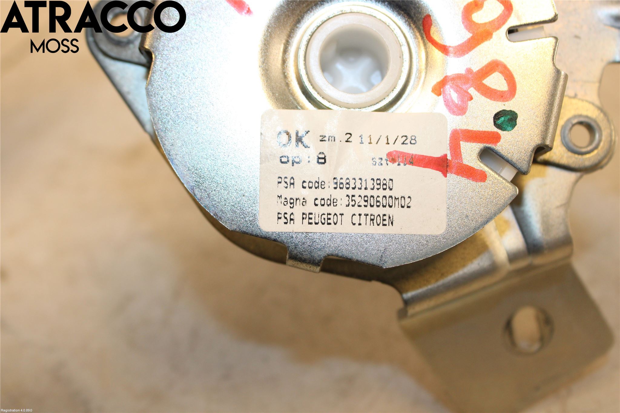 Peugeot 3008 09-16 Baklucka Wire