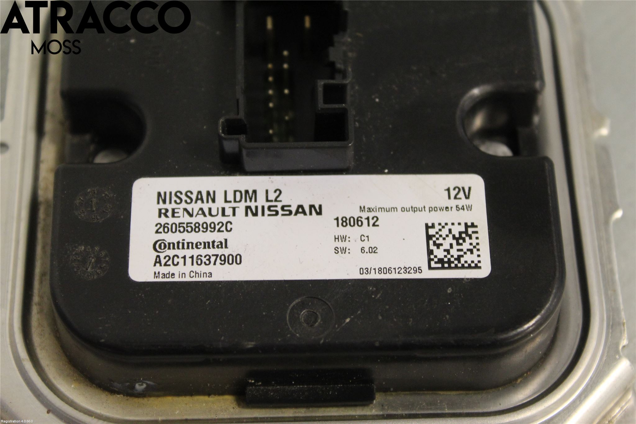 Nissan LEAF 18- Styrenhet Strålkastare