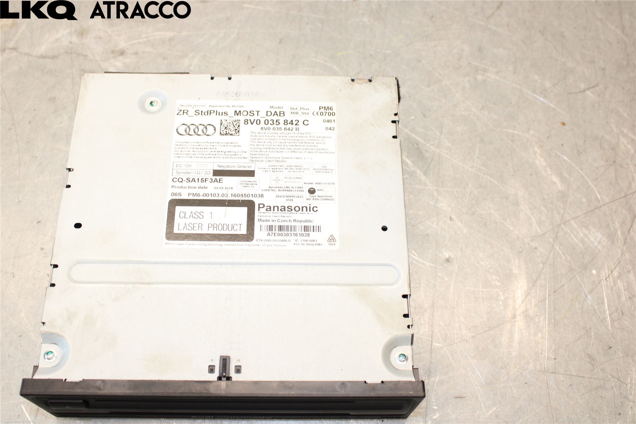 Audi A3/S3 05-13 Radio Övrigt