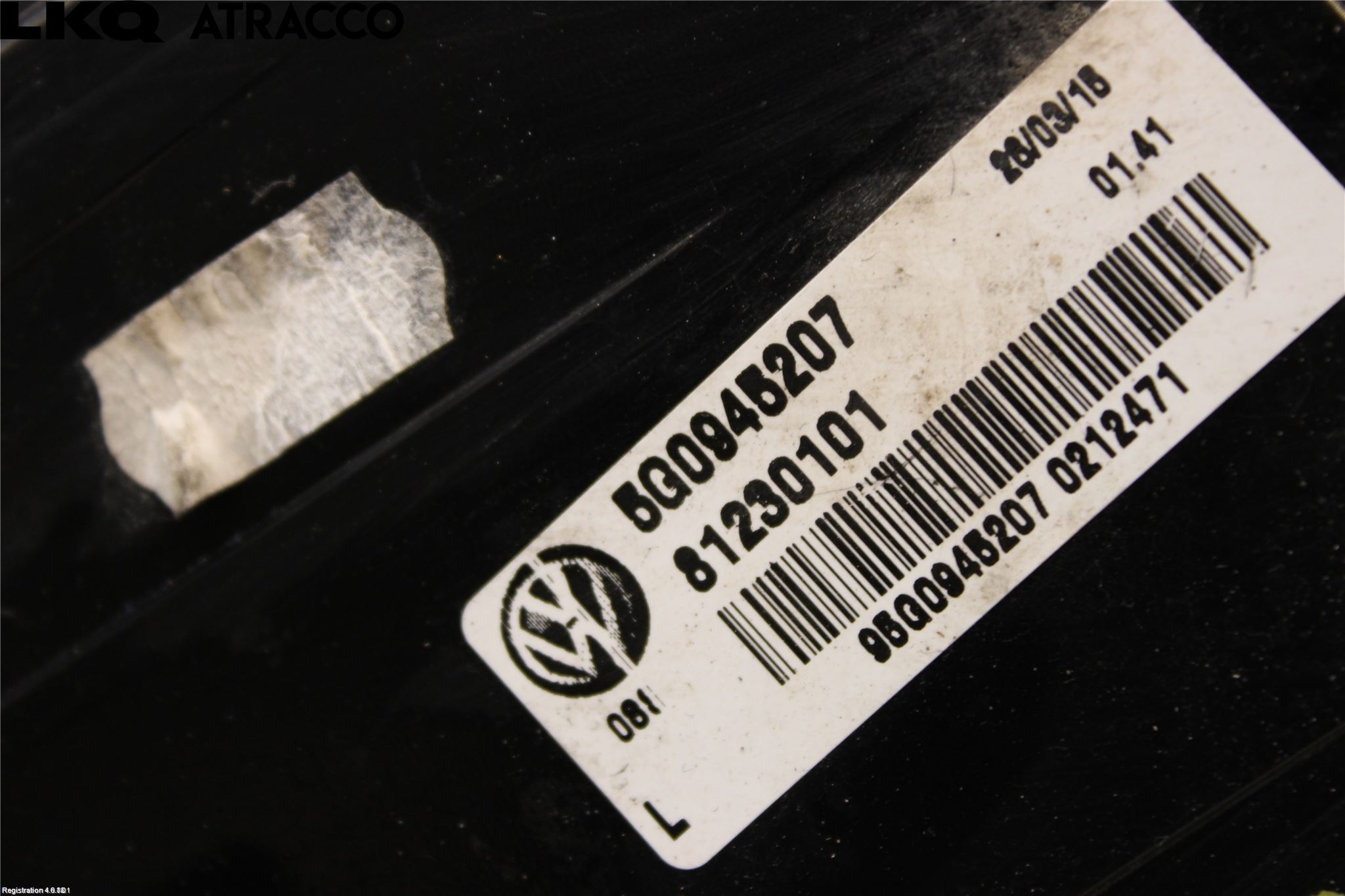 Volkswagen VW GOLF / E-GOLF VII 13-20 Bakljus Vänster