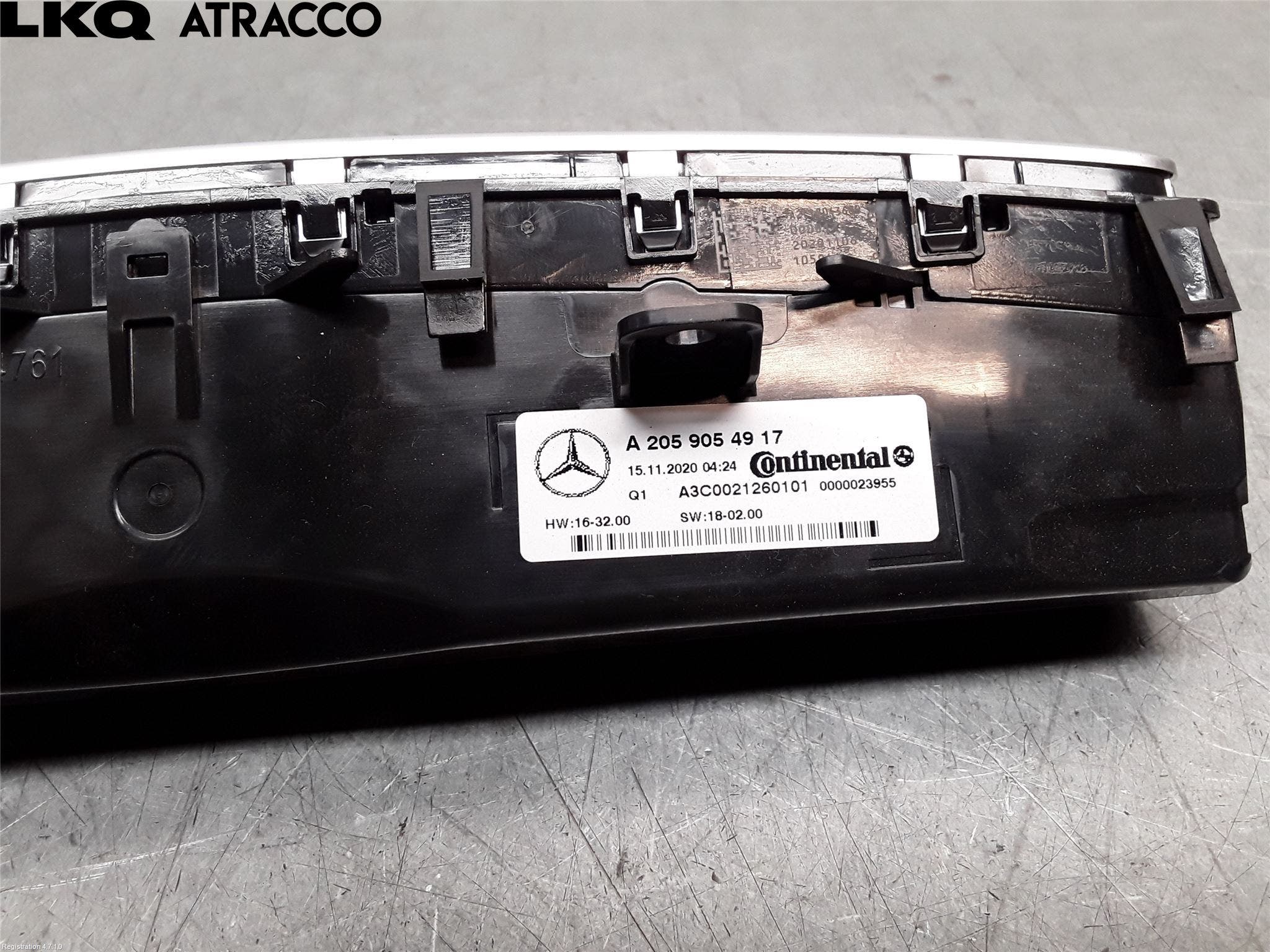 Mercedes-Benz MB EQC (N293) 20- Ac Styrenhet Ac Manöveren