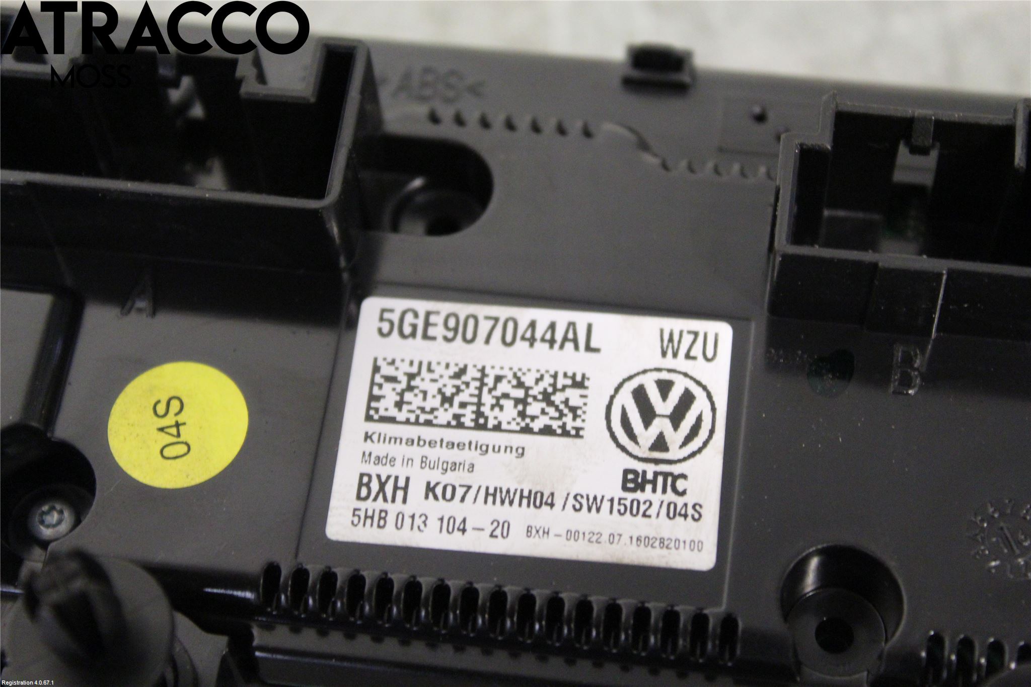 Volkswagen VW PASSAT 15-19 Ac Styrenhet Ac Manöveren