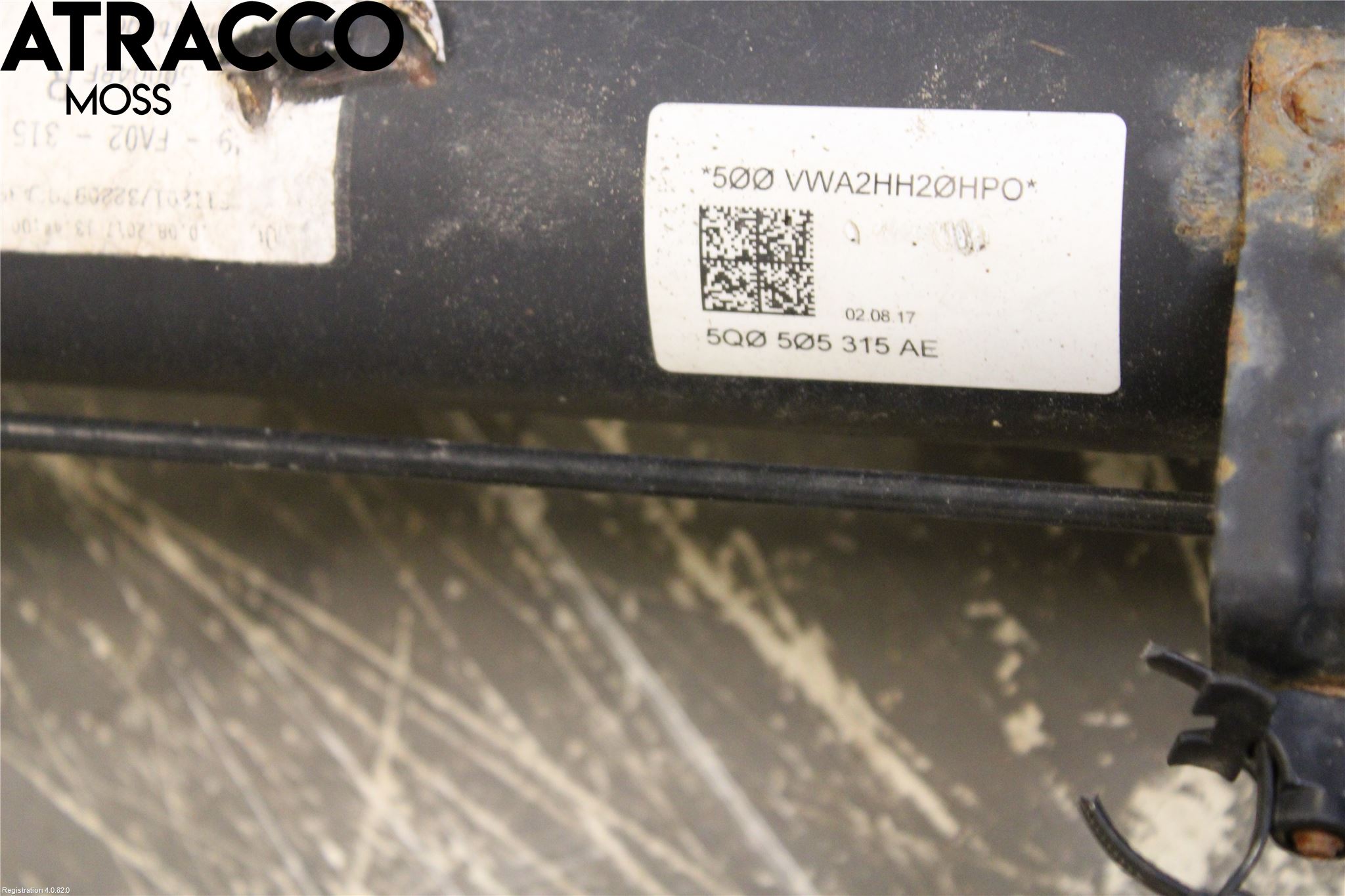 Volkswagen VW GOLF / E-GOLF VII 13-20 Bakaxelbalk