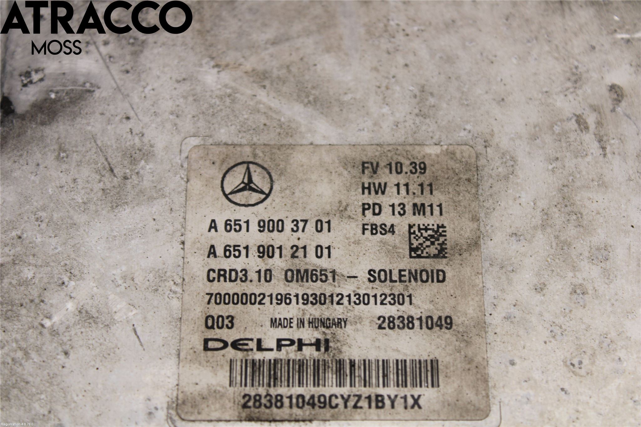 Mercedes-Benz MB E-KLASS (W212) 09-16 Styrenhet Insprut Bensin