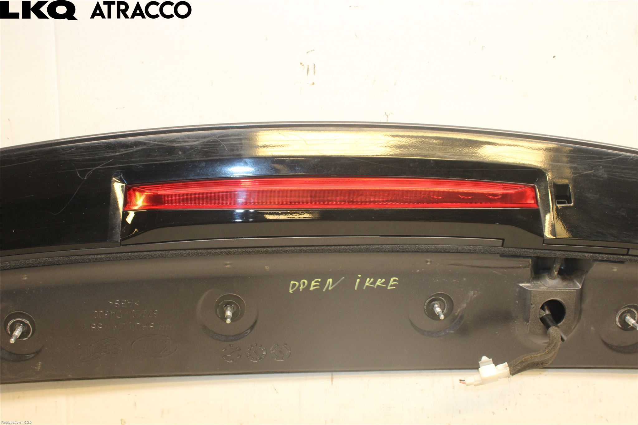 Kia OPTIMA 16-20 Spoiler Baklucka