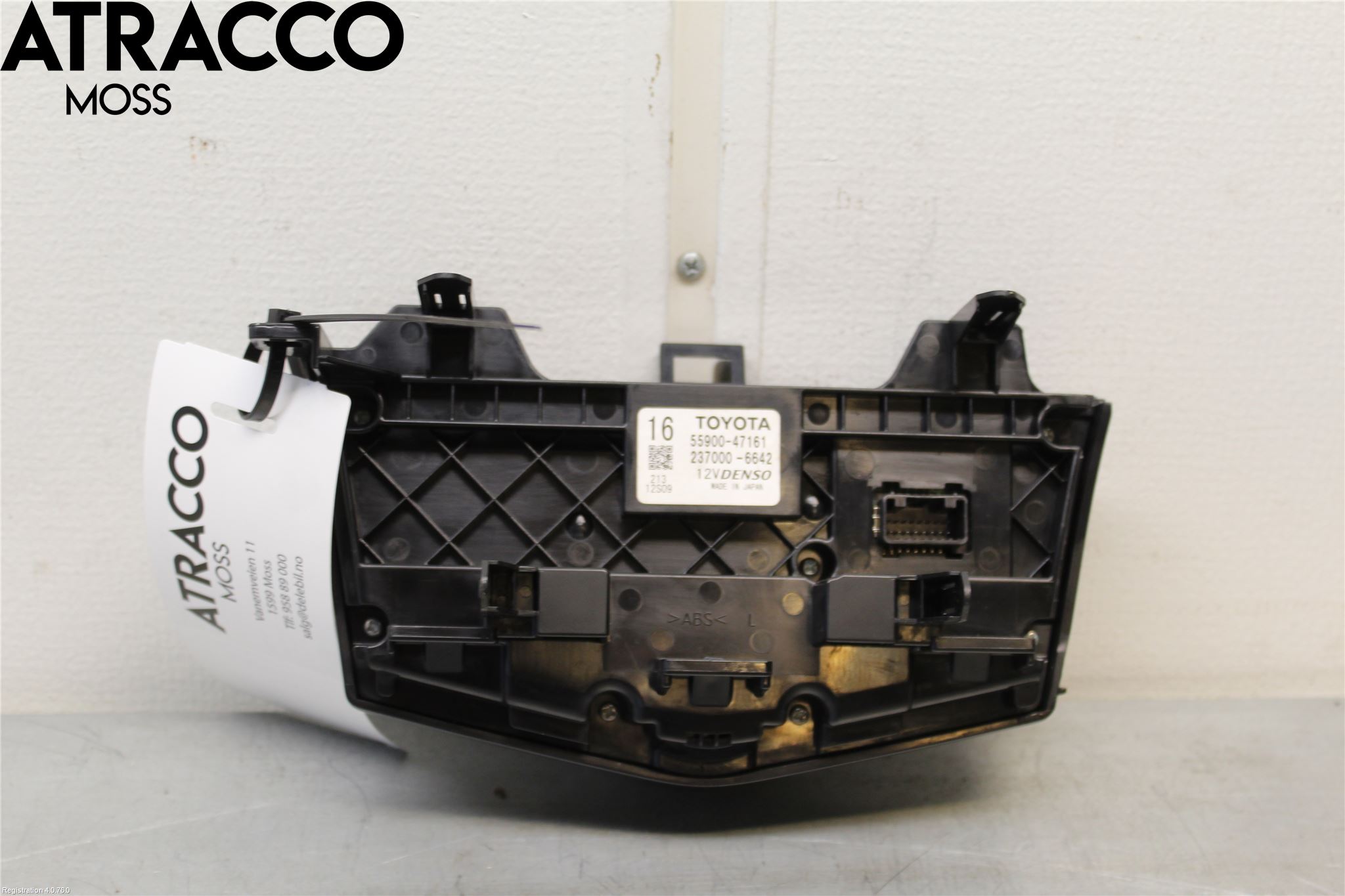 Toyota PRIUS+ ZVW40 12-20 Ac Styrenhet Ac Manöveren