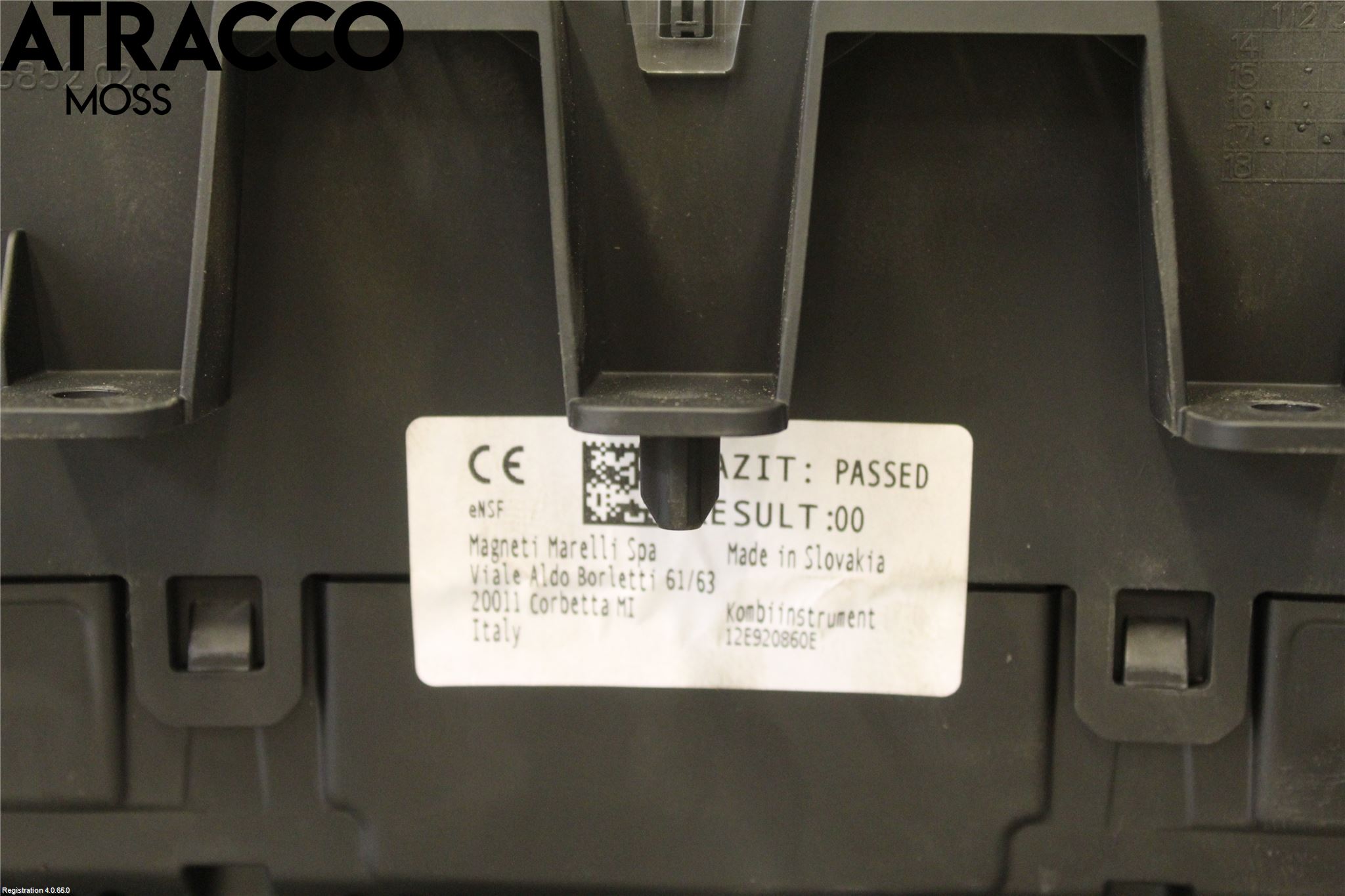 Volkswagen VW UP! / E-UP! Instrument Komb