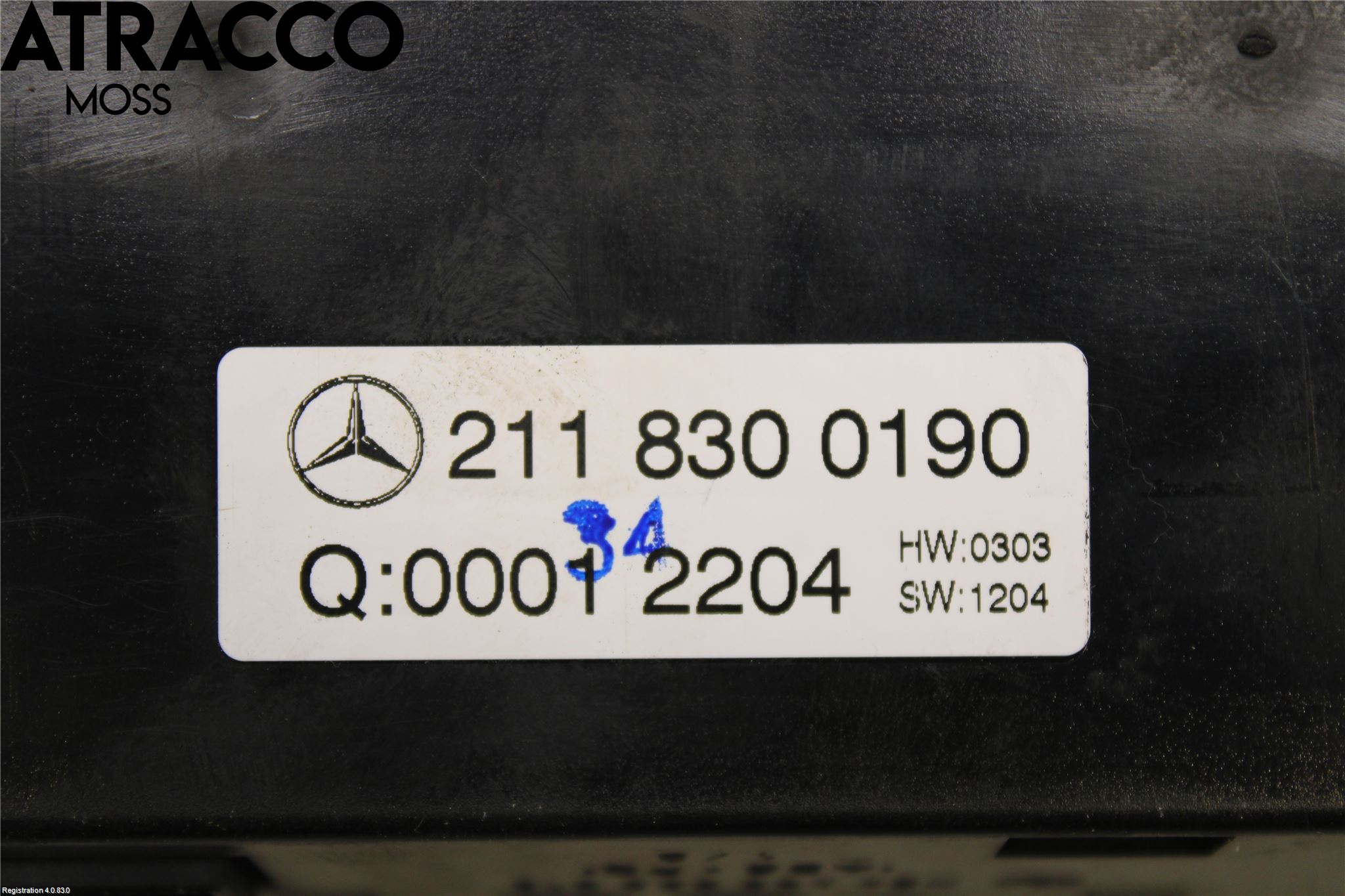 Mercedes-Benz MB E-KLASS (W211) 02-09 Ac Styrenhet Ac Manöveren