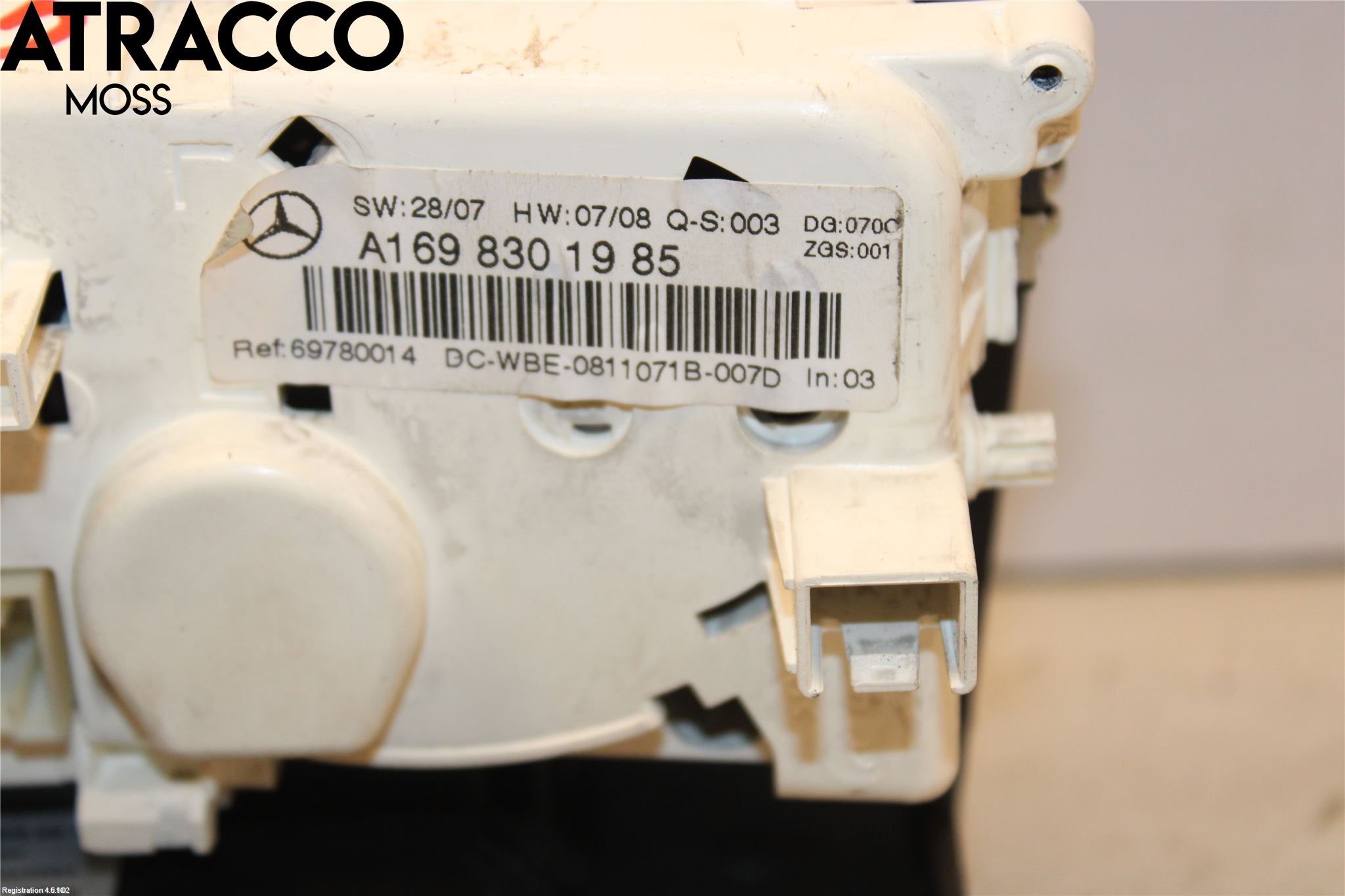 Mercedes-Benz MB B-KLASS (W245) 05-12 Ac Styrenhet Ac Manöveren