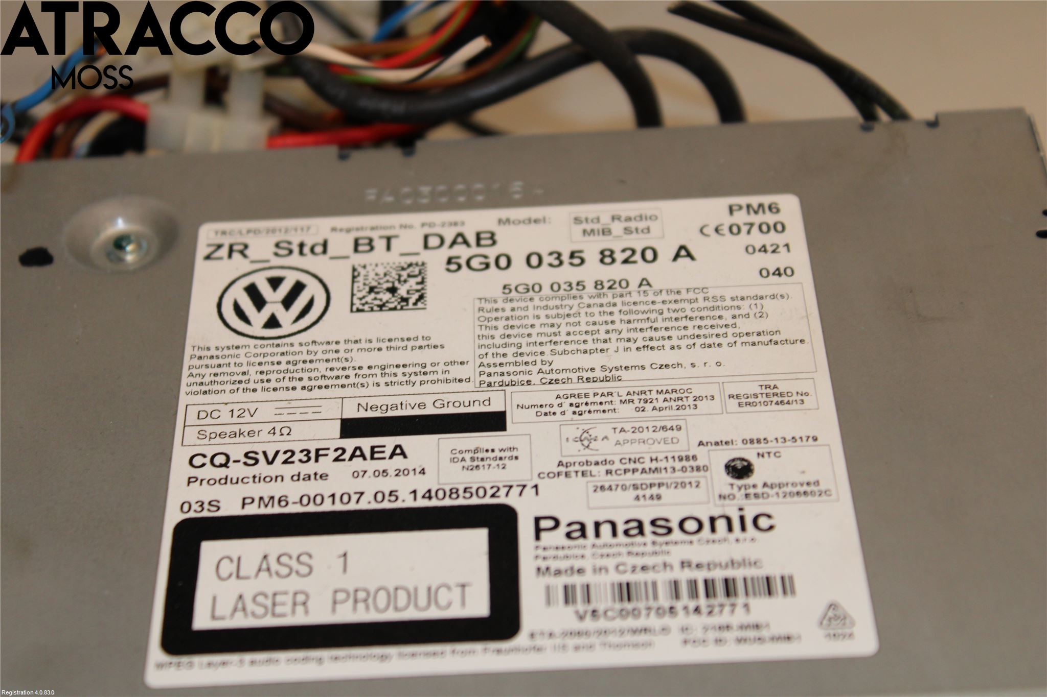 Volkswagen VW GOLF / E-GOLF VII 13-20 Radio