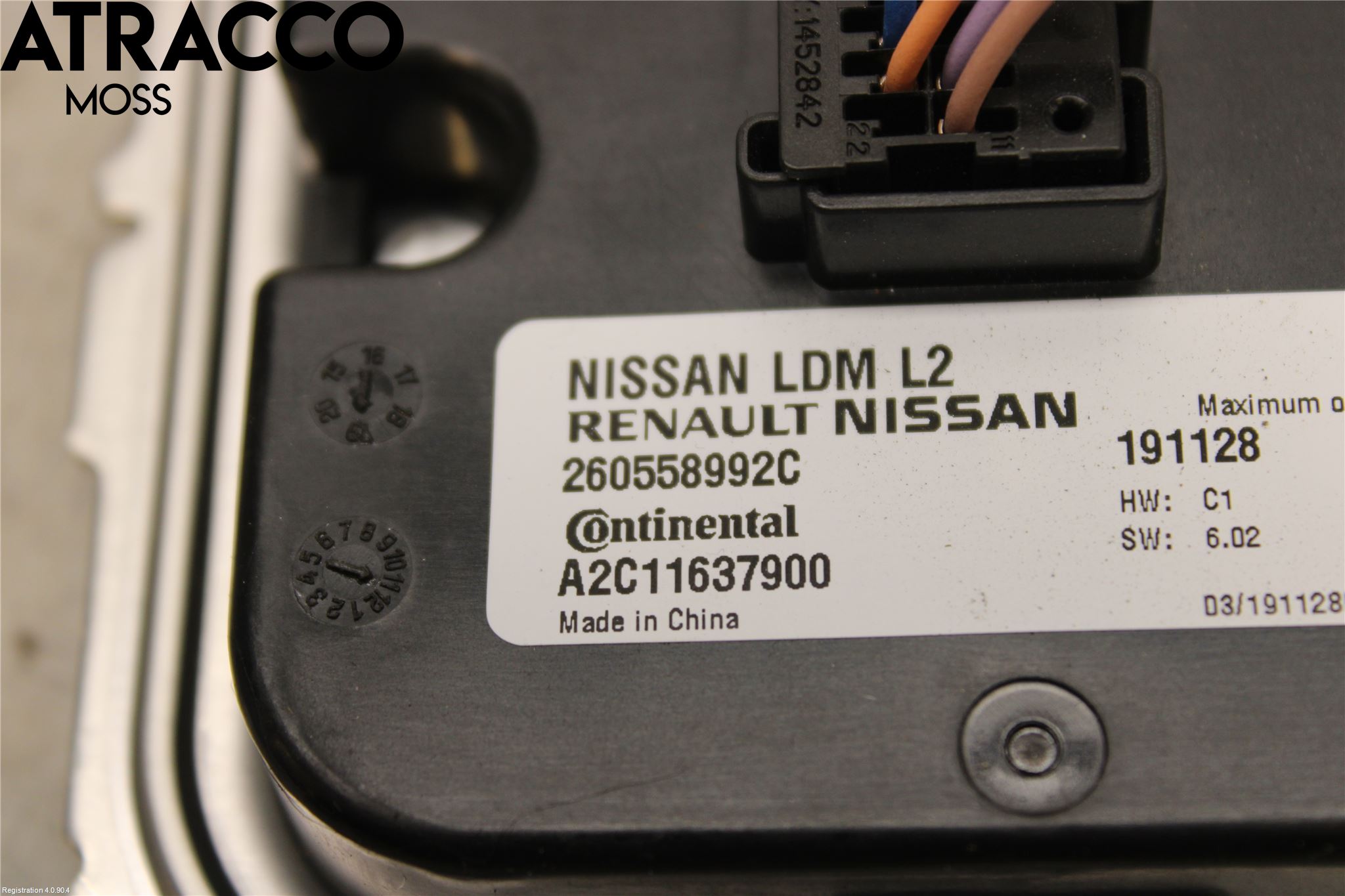 Nissan LEAF 18- Styrenhet Strålkastare