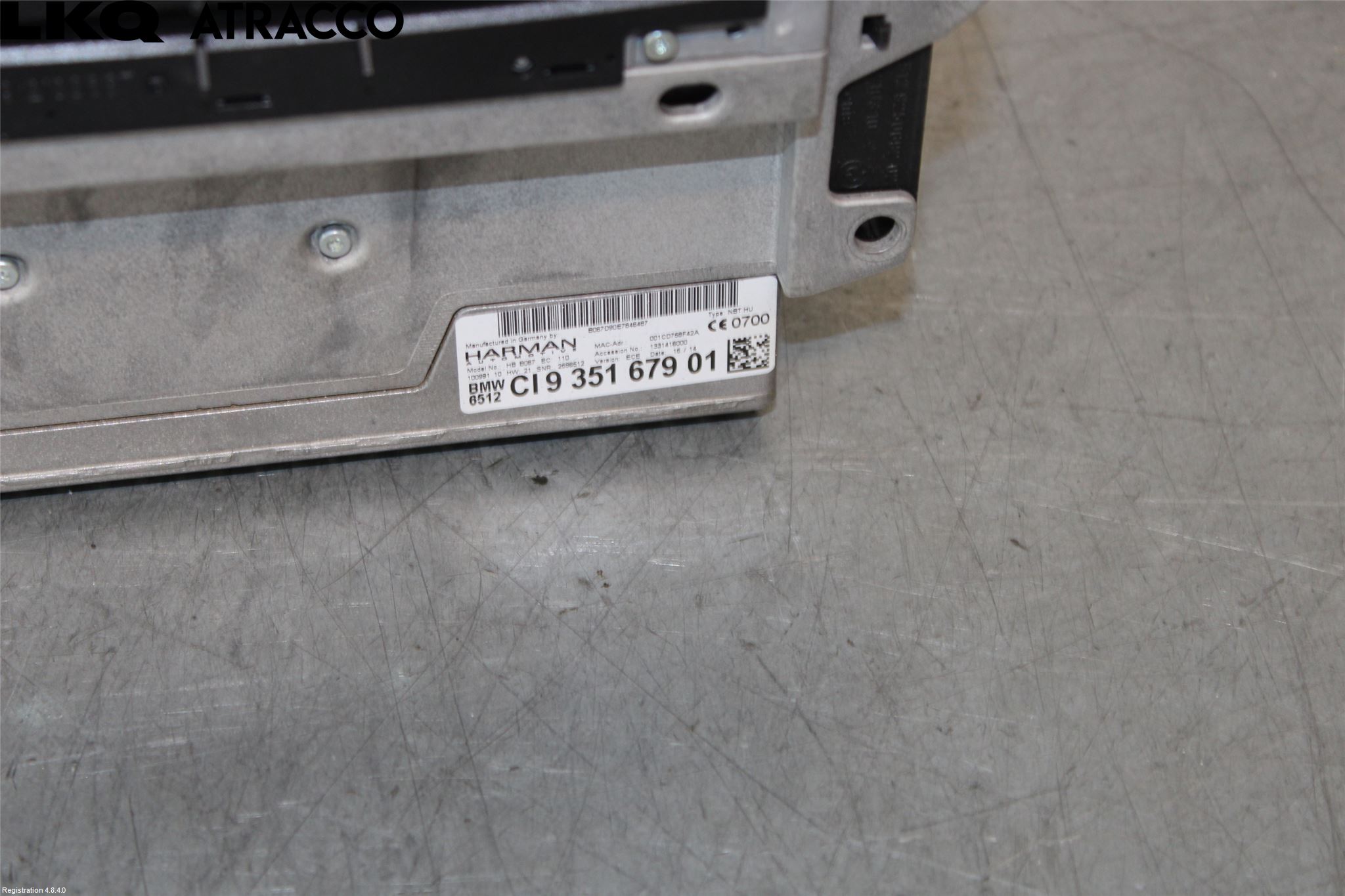BMW 5 F10/F11/F18 09-17 Radio